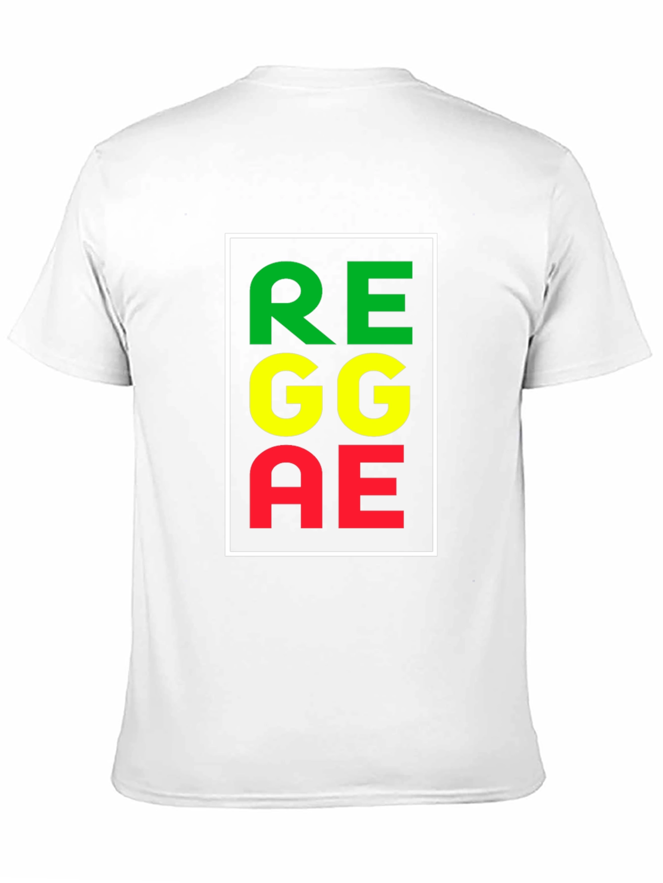 Black Reggae Rasta Color Block T-Shirt view 11