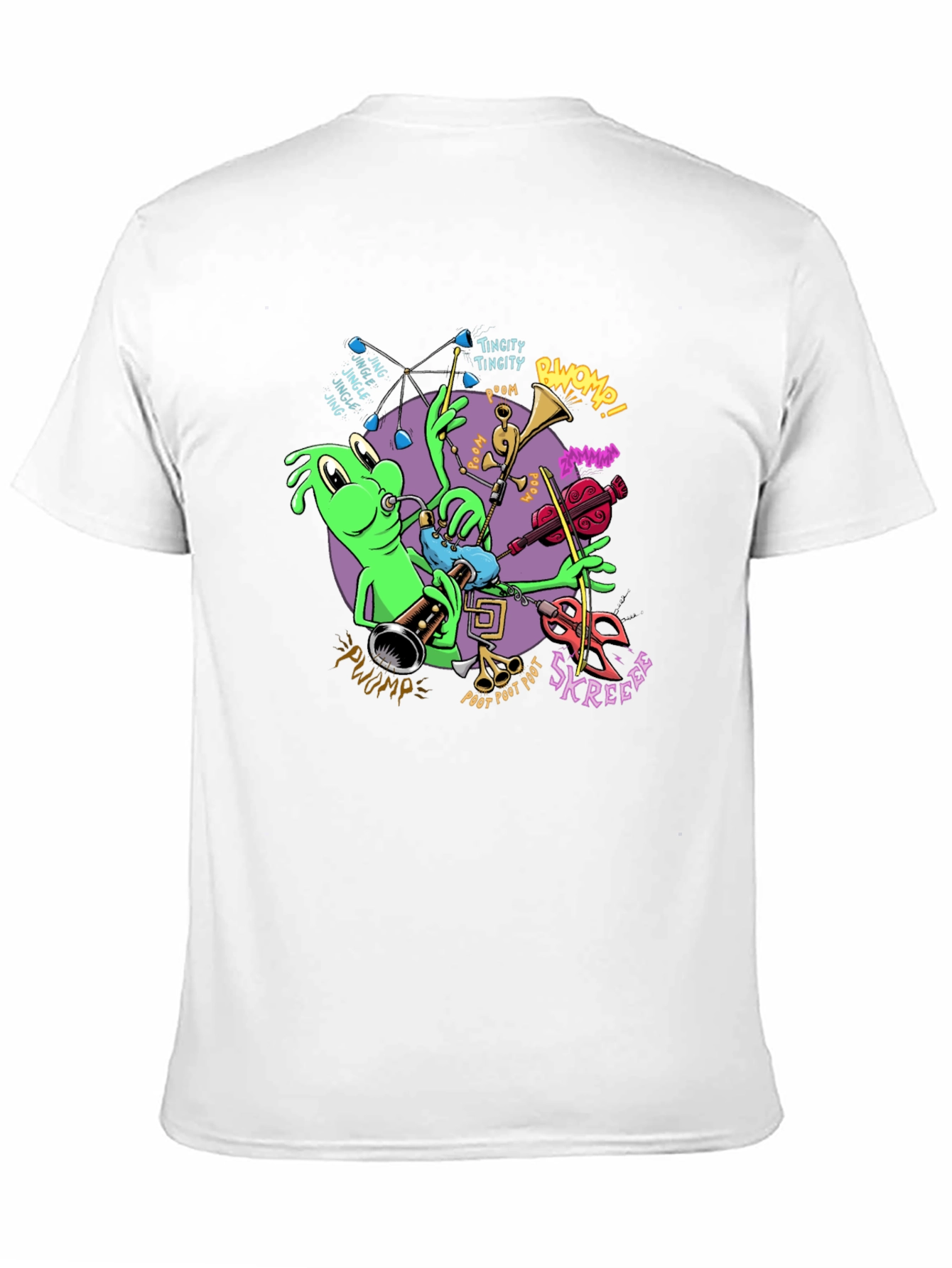 Black Musical Alien Black T-Shirt view 11