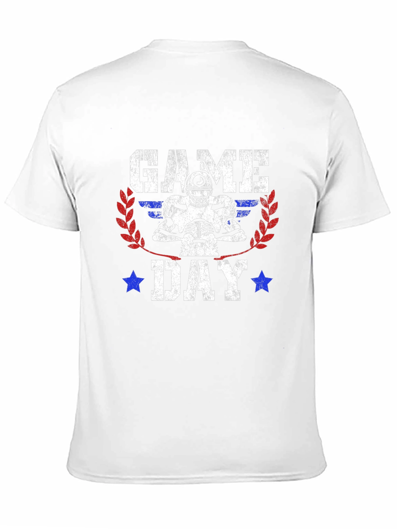 Black Game Day Football Graphic T-Shirt view 11