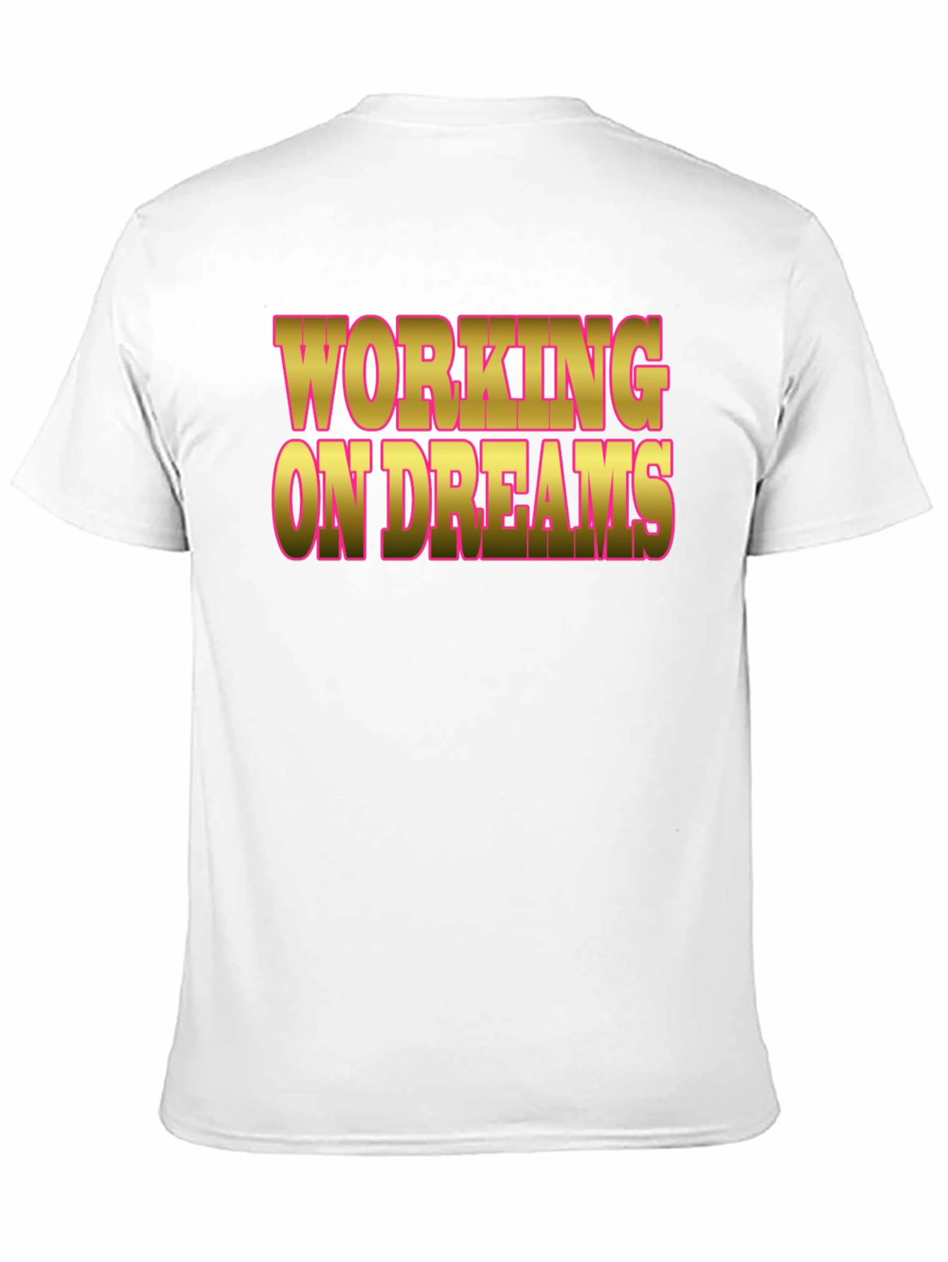 Black Working On Dreams Graphic Tee view 11