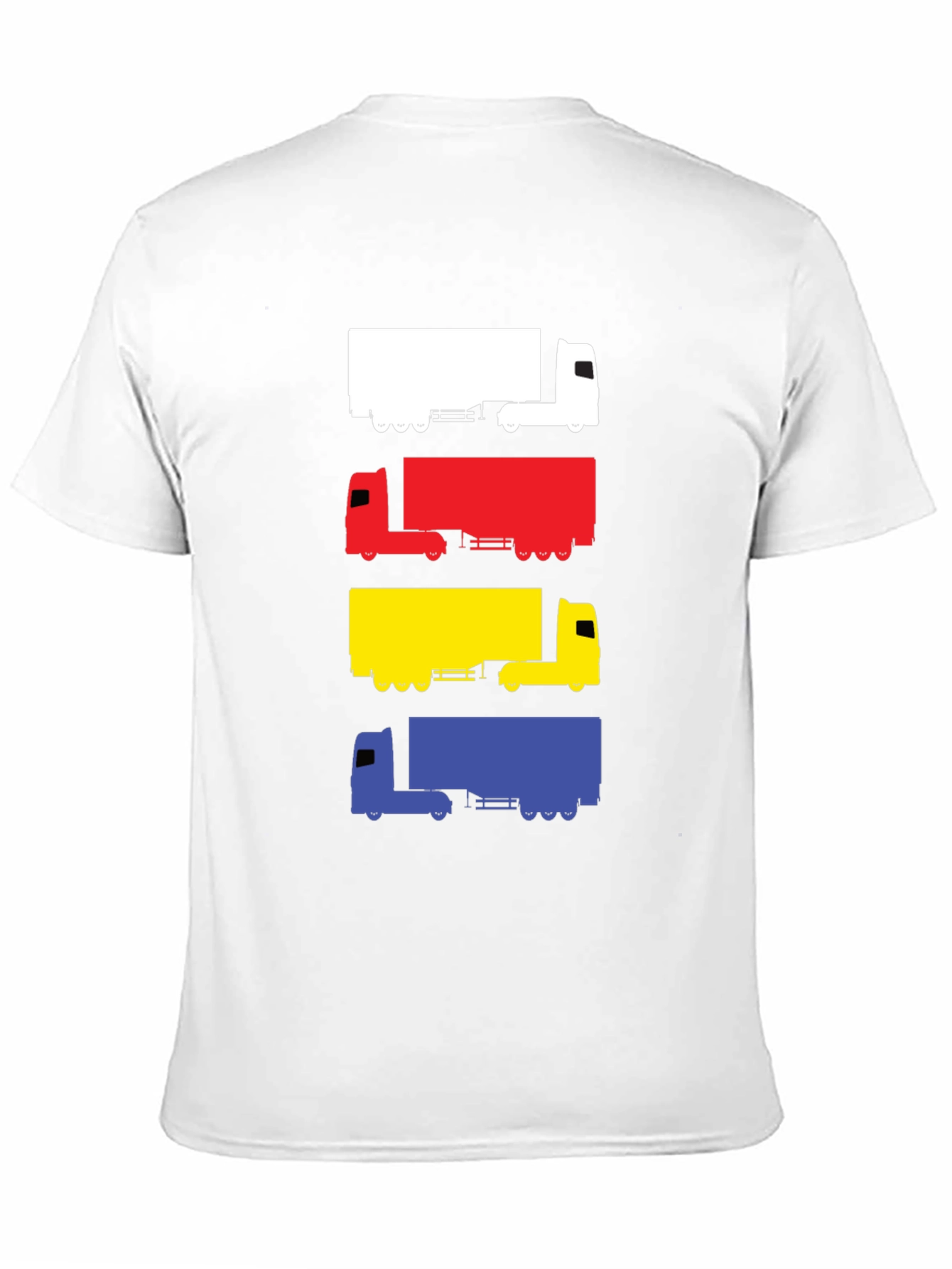 Black Truck Silhouette Graphic Tee - Men's Black T-Shirt view 11