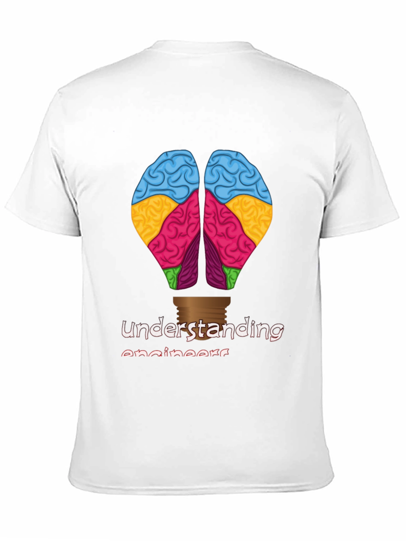 Black Understanding Engineers Brain T-Shirt view 11