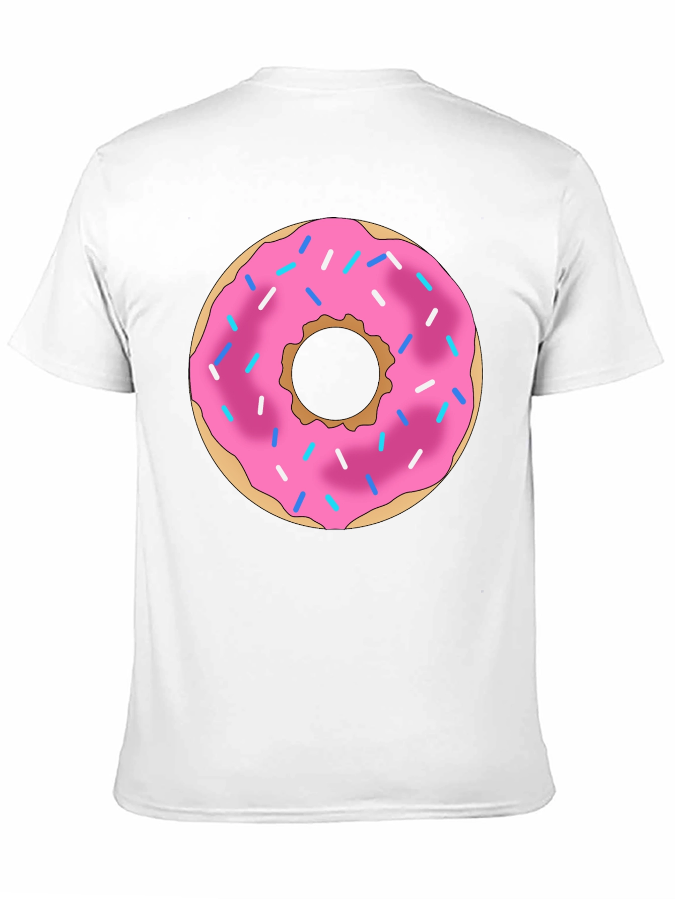 Black Donut Graphic Print Black T-Shirt view 11