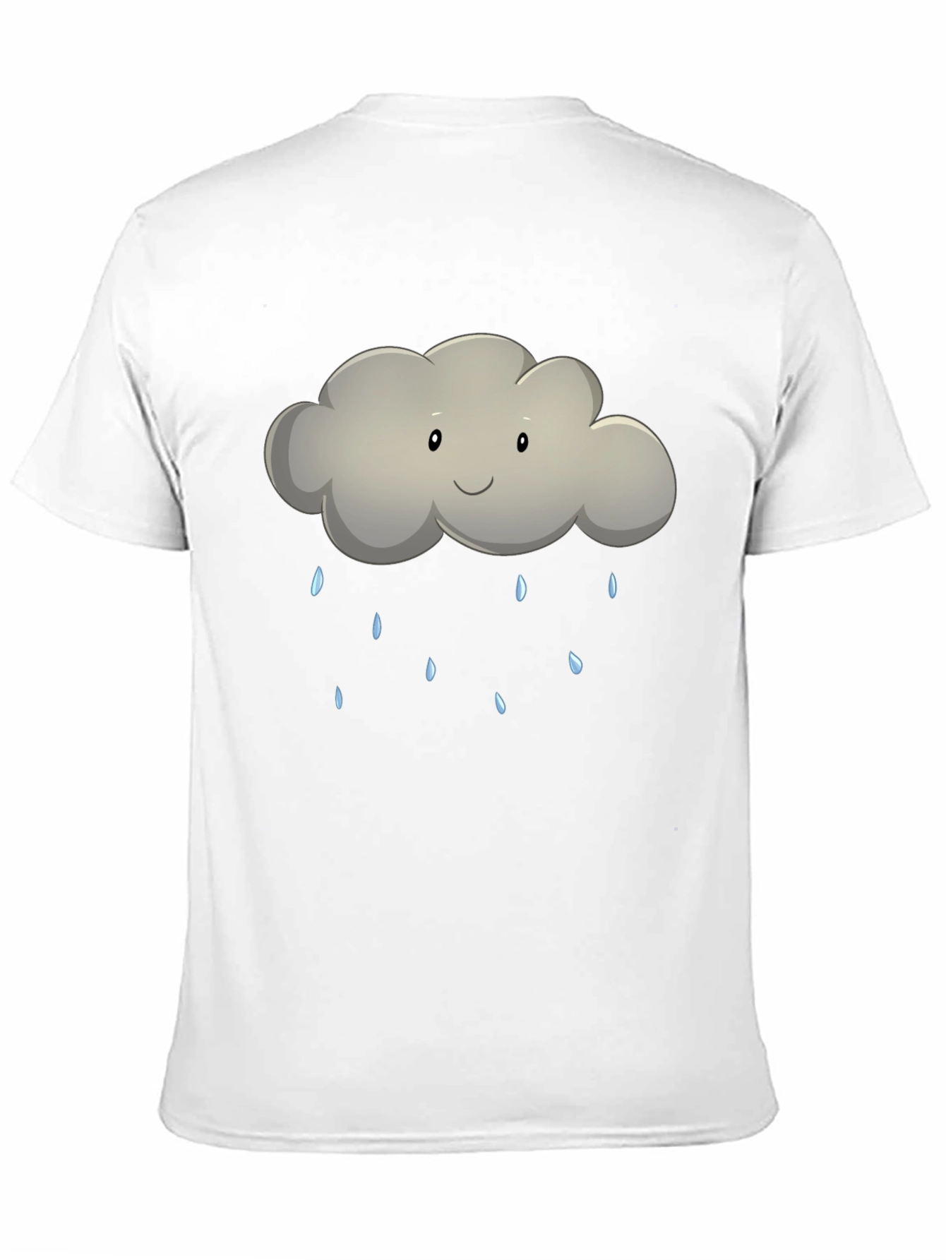 Black Rain Cloud Graphic Tee - Soft Cotton Comfort view 11