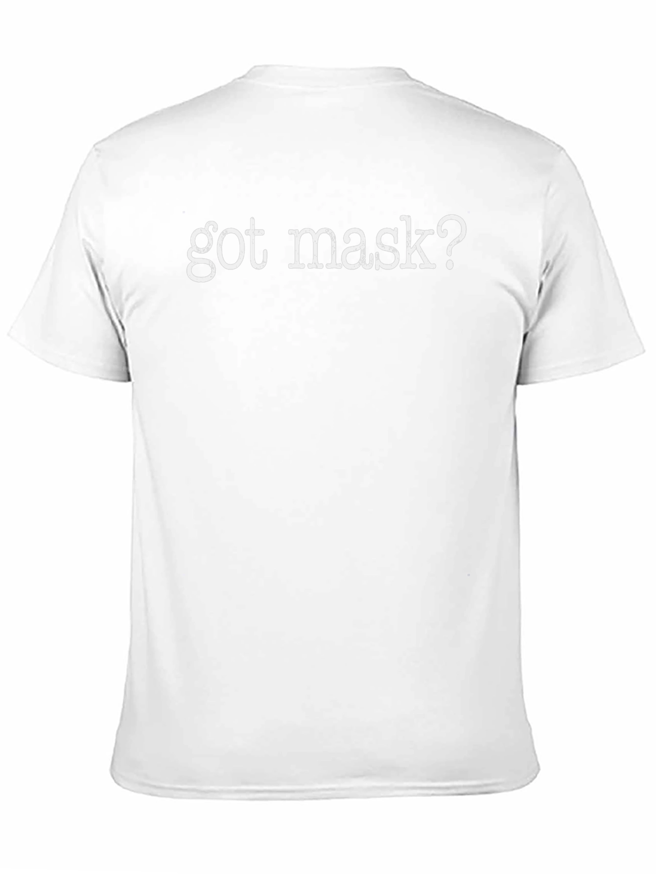 Black Got Mask? Graphic Tee - Essential Statement Shirt view 11