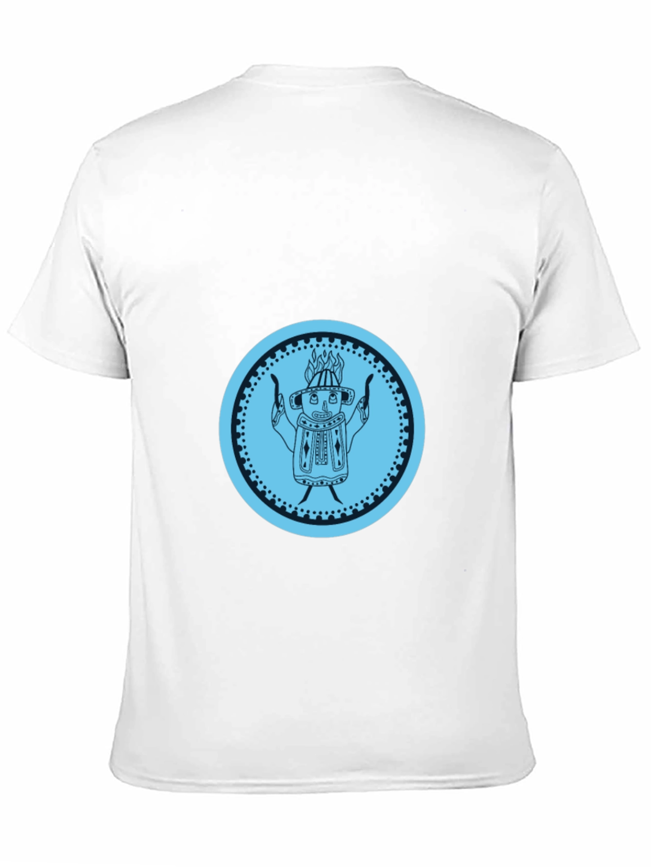 Black Unique Graphic Print Black T-Shirt view 11