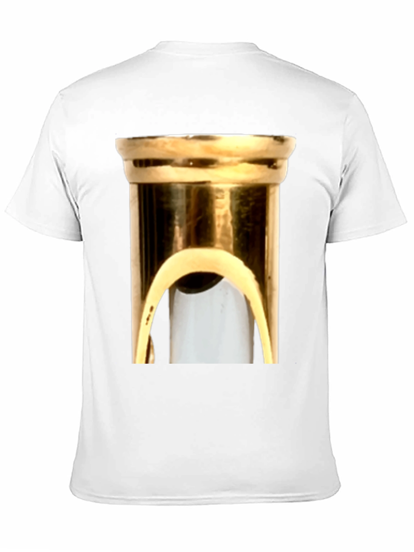 Black Abstract Brass Instrument Graphic Tee - Soft Cotton Blend view 11