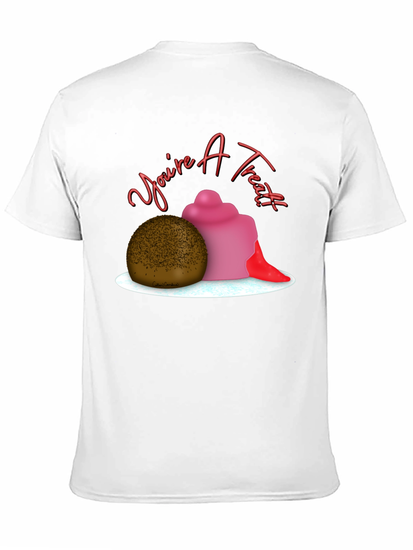 Black You're A Treat Dessert T-Shirt view 11