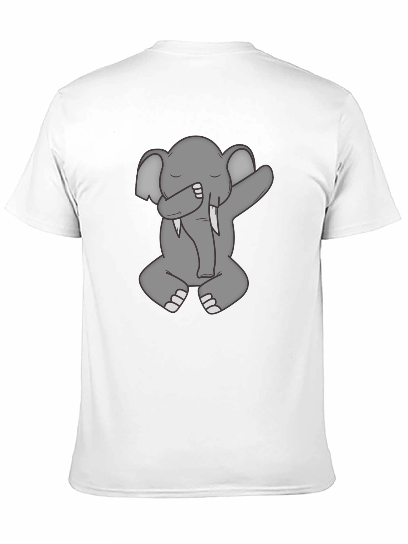 Black Elephant Dab Graphic Tee - Stylish Black T-Shirt view 11