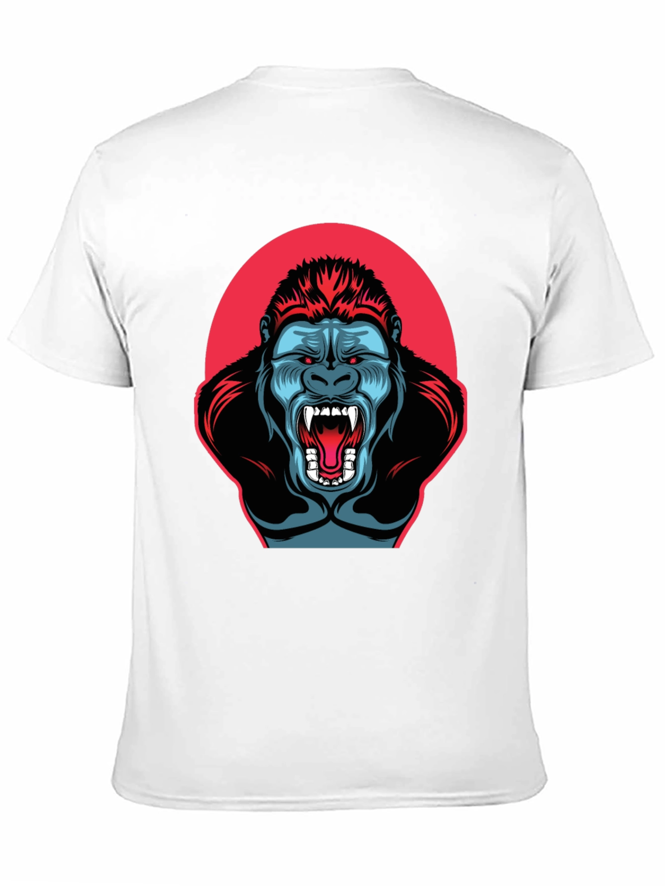 Black Gorilla Graphic T-Shirt - Men's Black Tee view 11