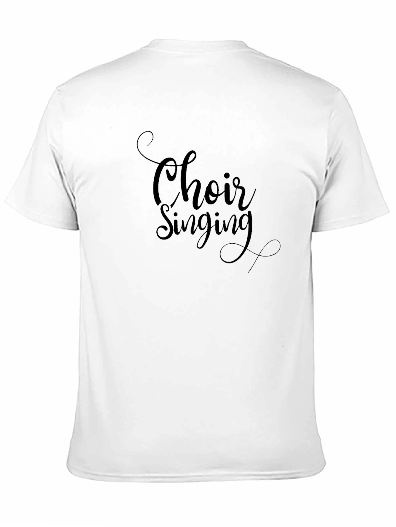 Black Choir Singing Black Graphic Tee Shirt view 11