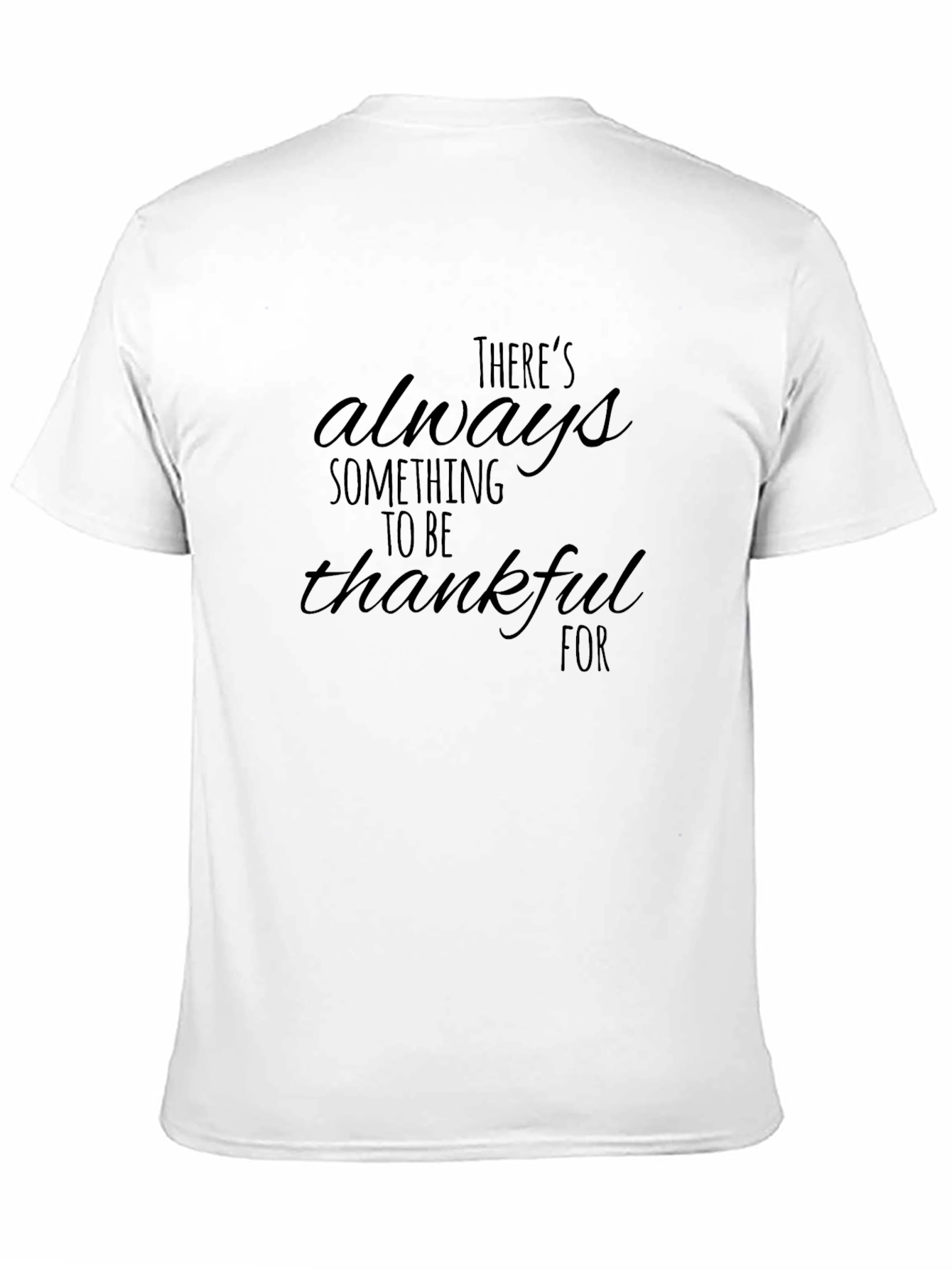 Black Thankful Graphic T-Shirt - Soft Cotton Tee view 11