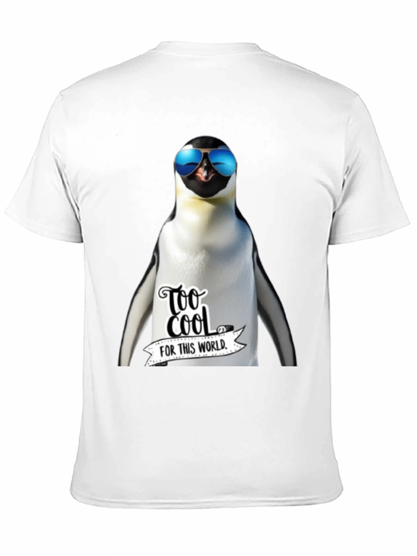 Black Cool Penguin Graphic Tee - Too Cool For This World view 11