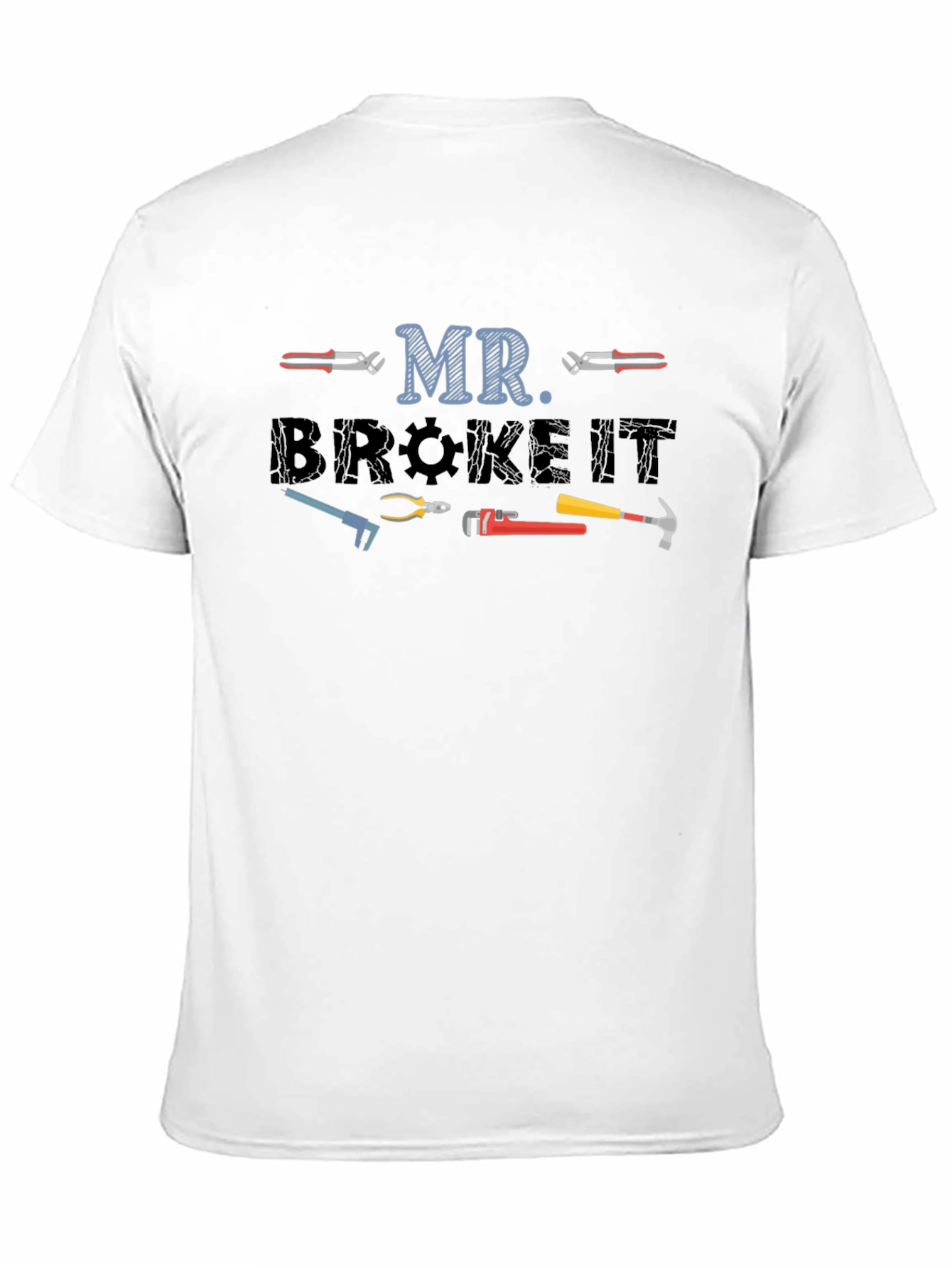 Black Mr. Broke It Black Graphic Tee view 11