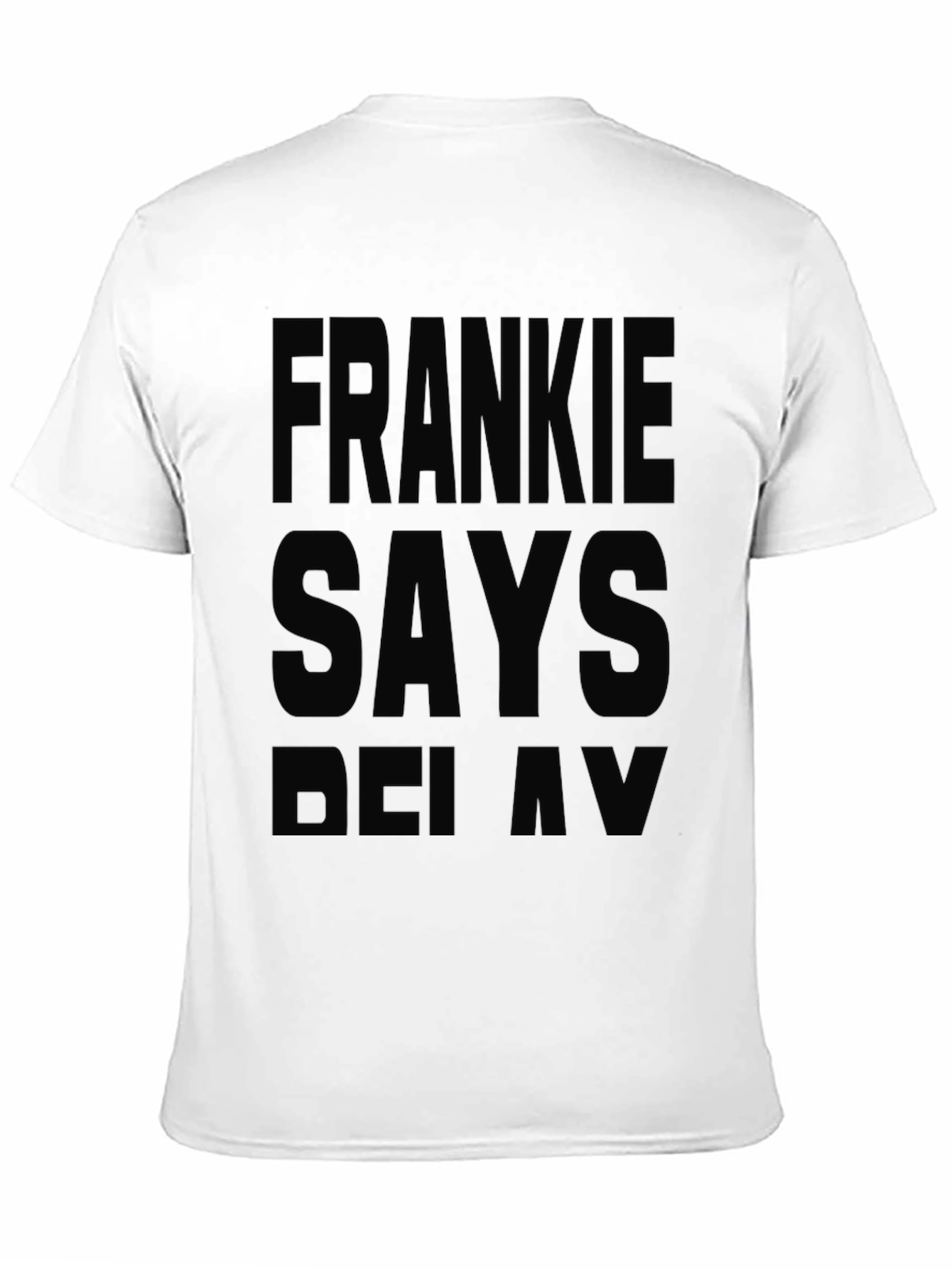 Black Frankie Says Relax Black T-Shirt view 11