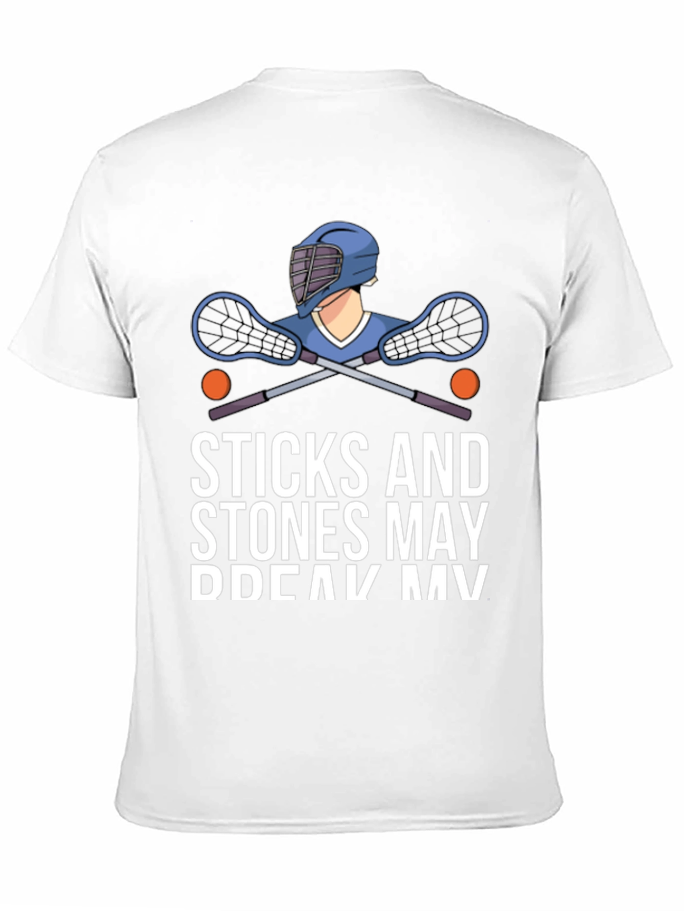Black Sticks & Stones Lacrosse T-Shirt view 11