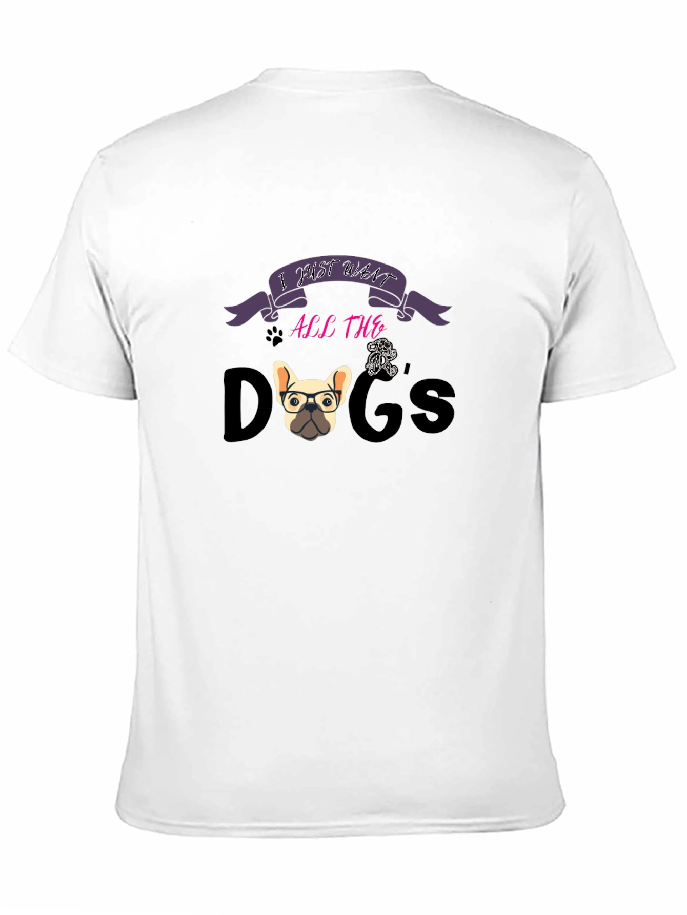 Black I Just Want All The Dogs Graphic T-Shirt view 11