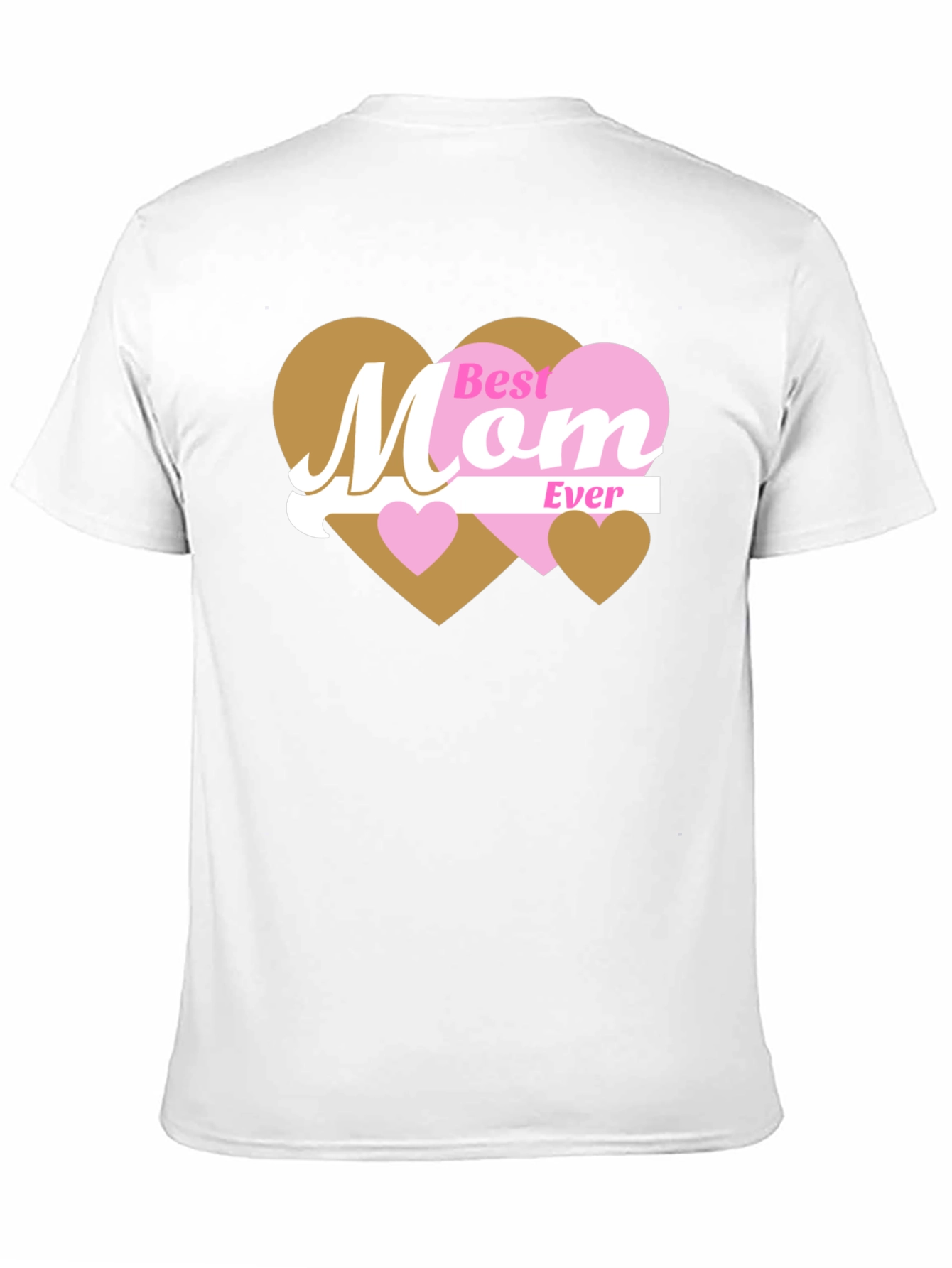 Black Best Mom Ever T-Shirt - Heart Design view 11