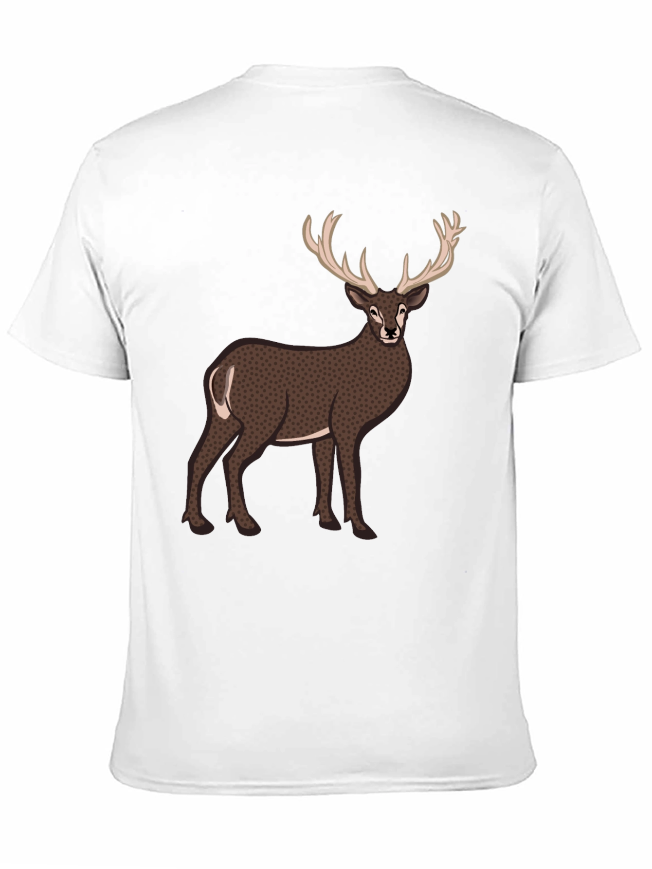 Black Deer Graphic T-Shirt - Men's Casual Tee view 11