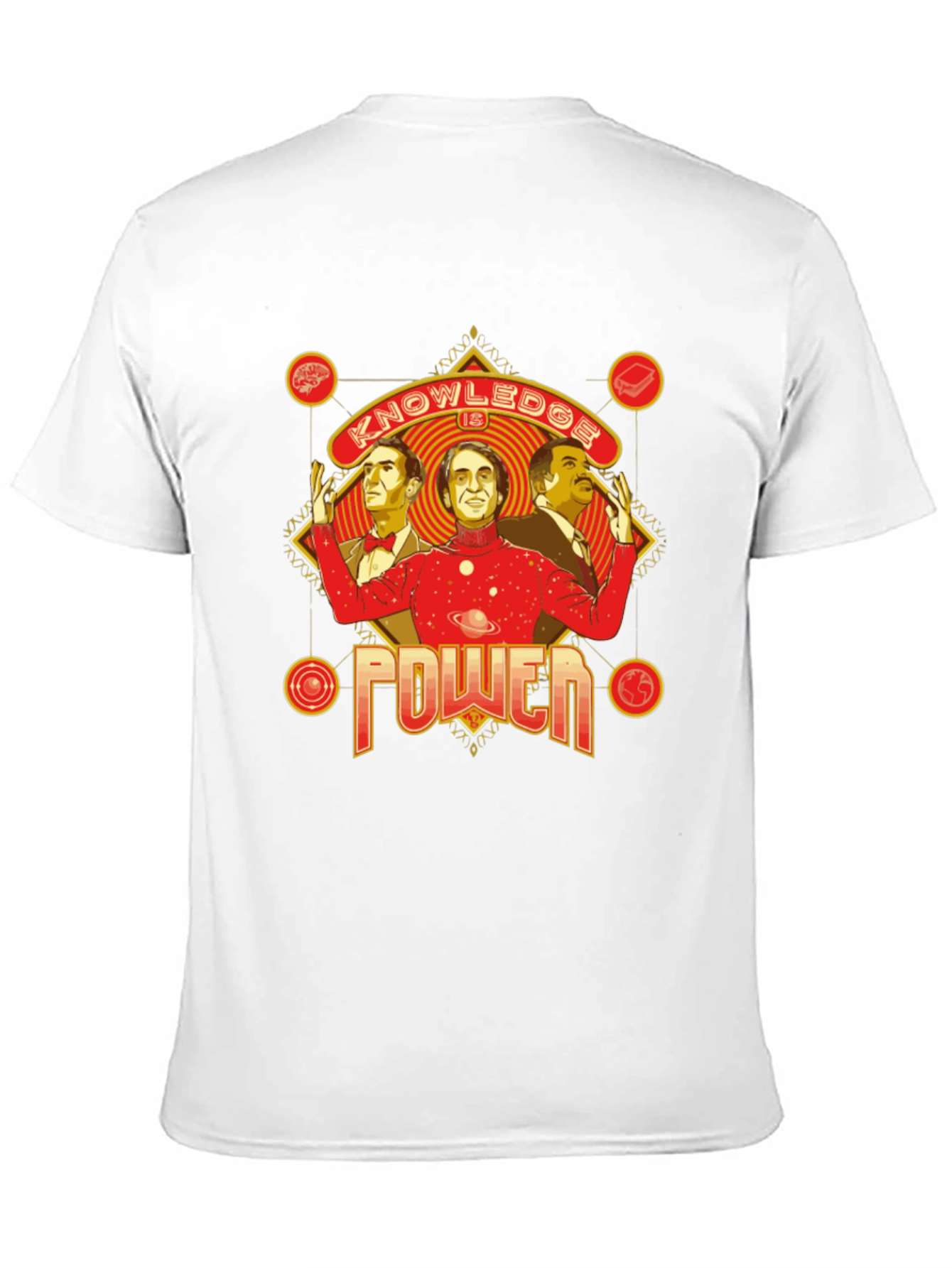 Black Knowledge is Power Graphic T-Shirt view 11