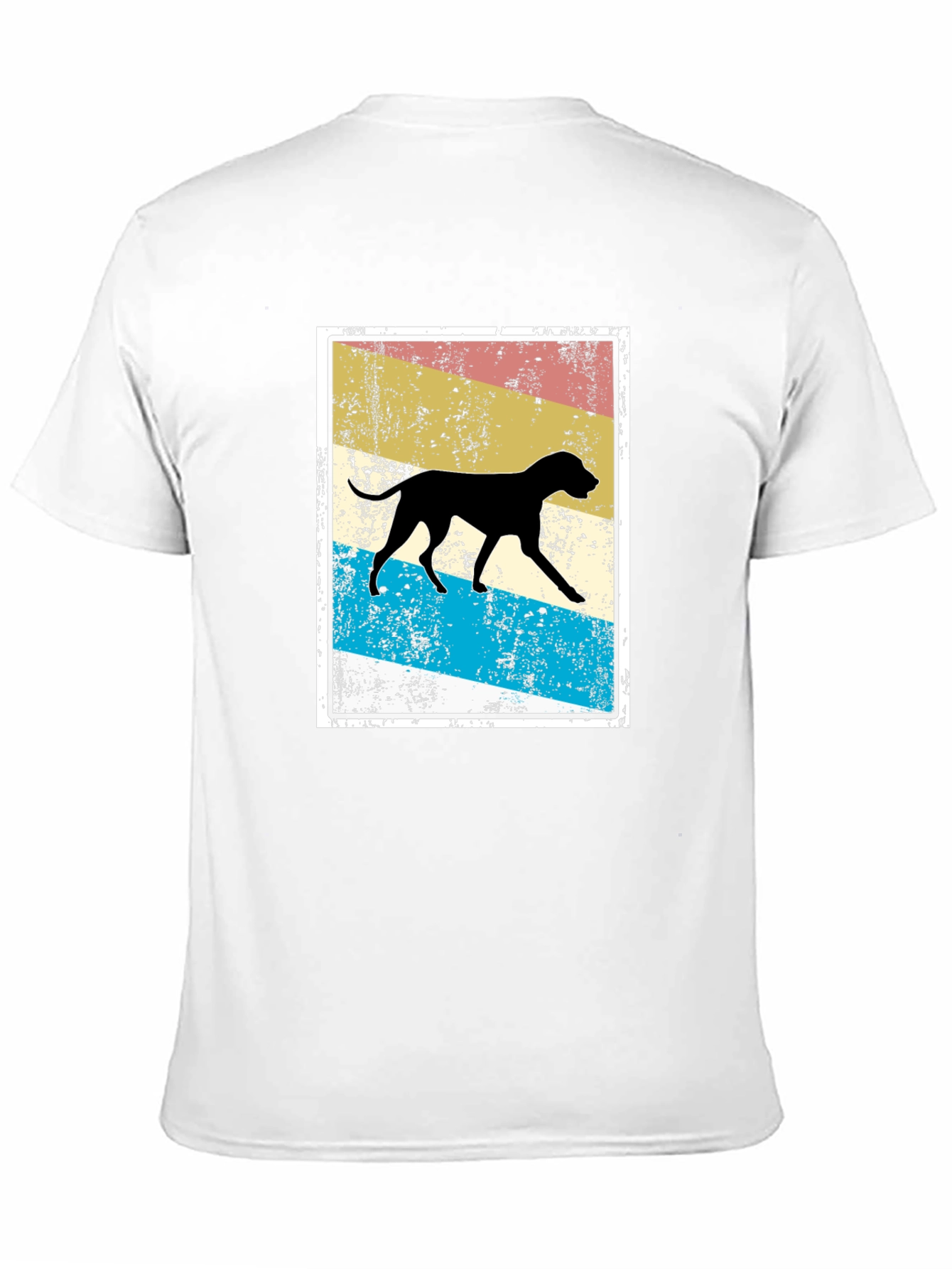 Black Vintage Dog Silhouette Tee view 11
