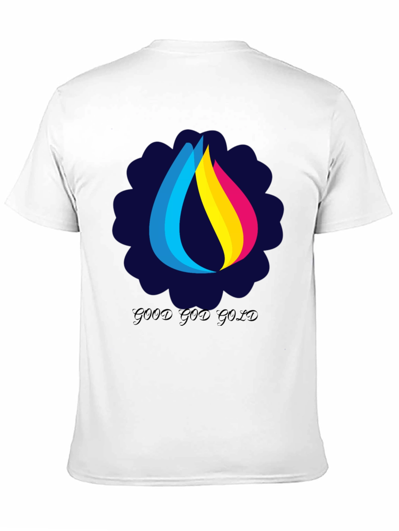 Black Good God Gold Graphic Tee - Stylish Black T-Shirt view 11