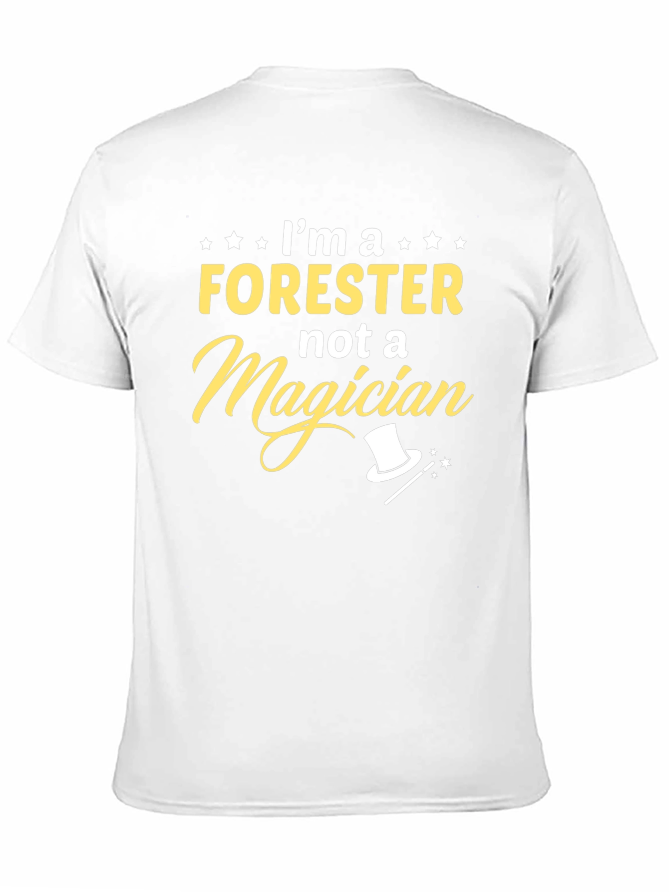 Black Forester Not a Magician Graphic Tee view 11