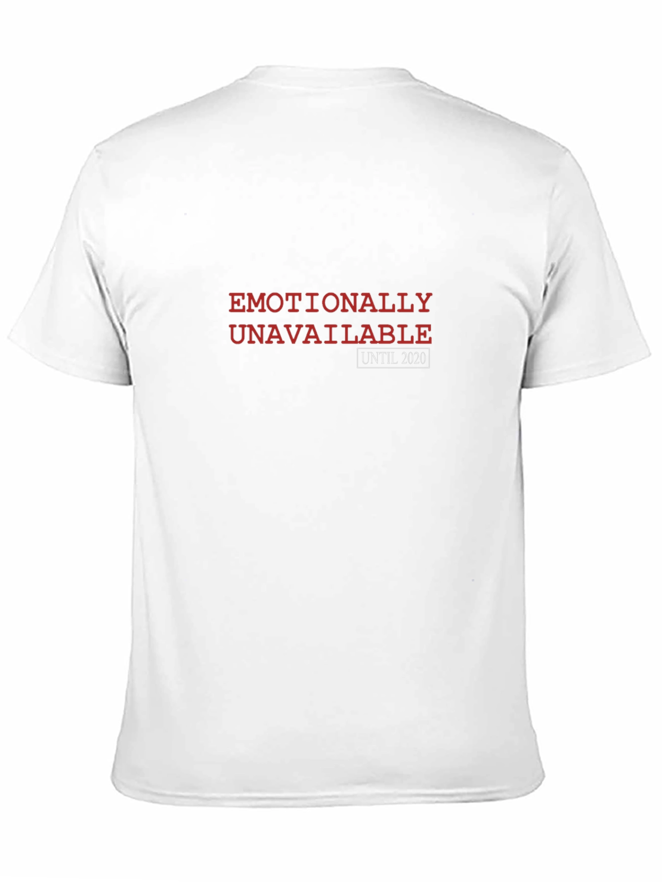 Black Emotionally Unavailable T-Shirt view 11
