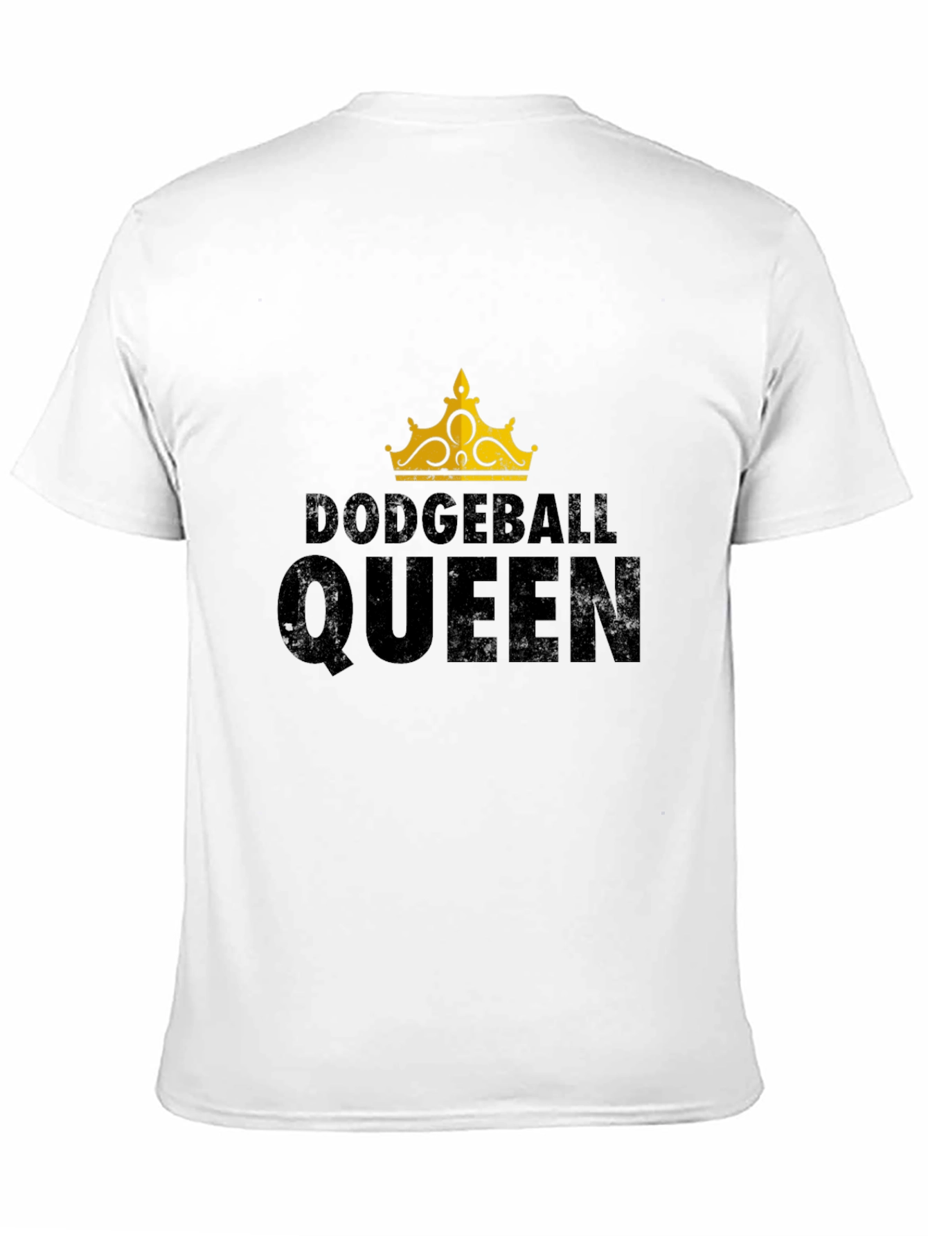 Black Dodgeball Queen Black Graphic T-Shirt view 11