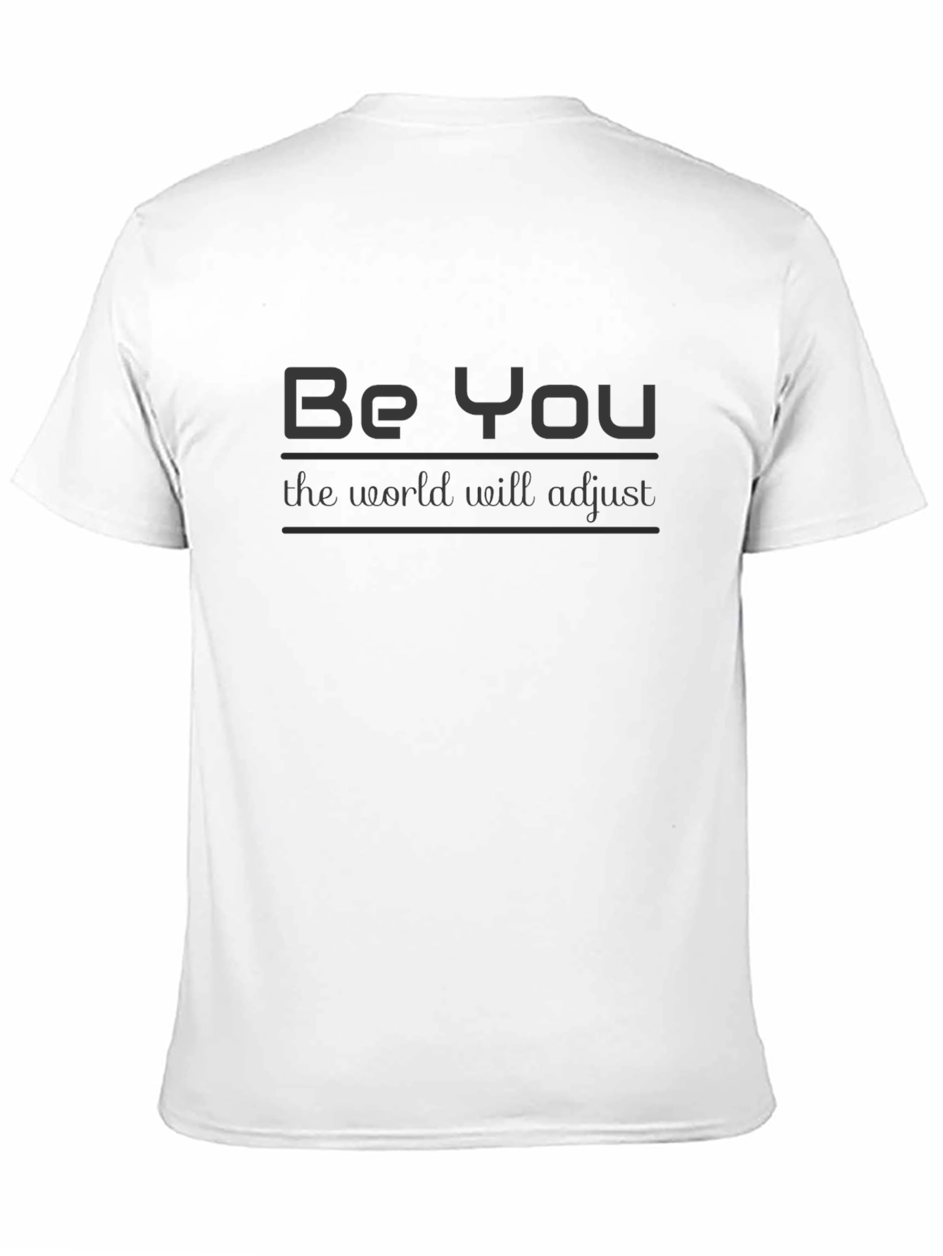 Black Be You T-Shirt: Motivational Style, Soft Cotton, Black view 11
