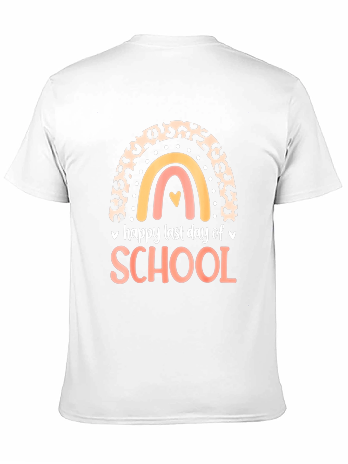 Black Happy Last Day of School Rainbow T-Shirt view 11