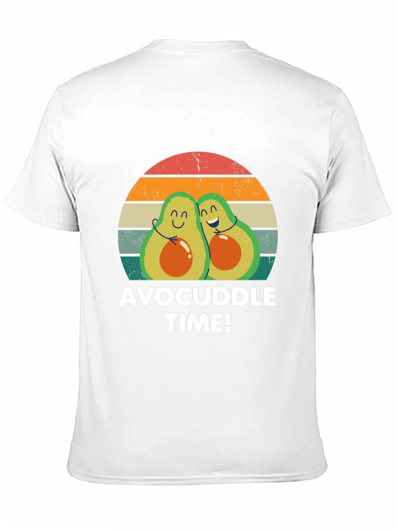 Black Avocuddle Time T-Shirt - Cute Avocado Graphic Tee view 11