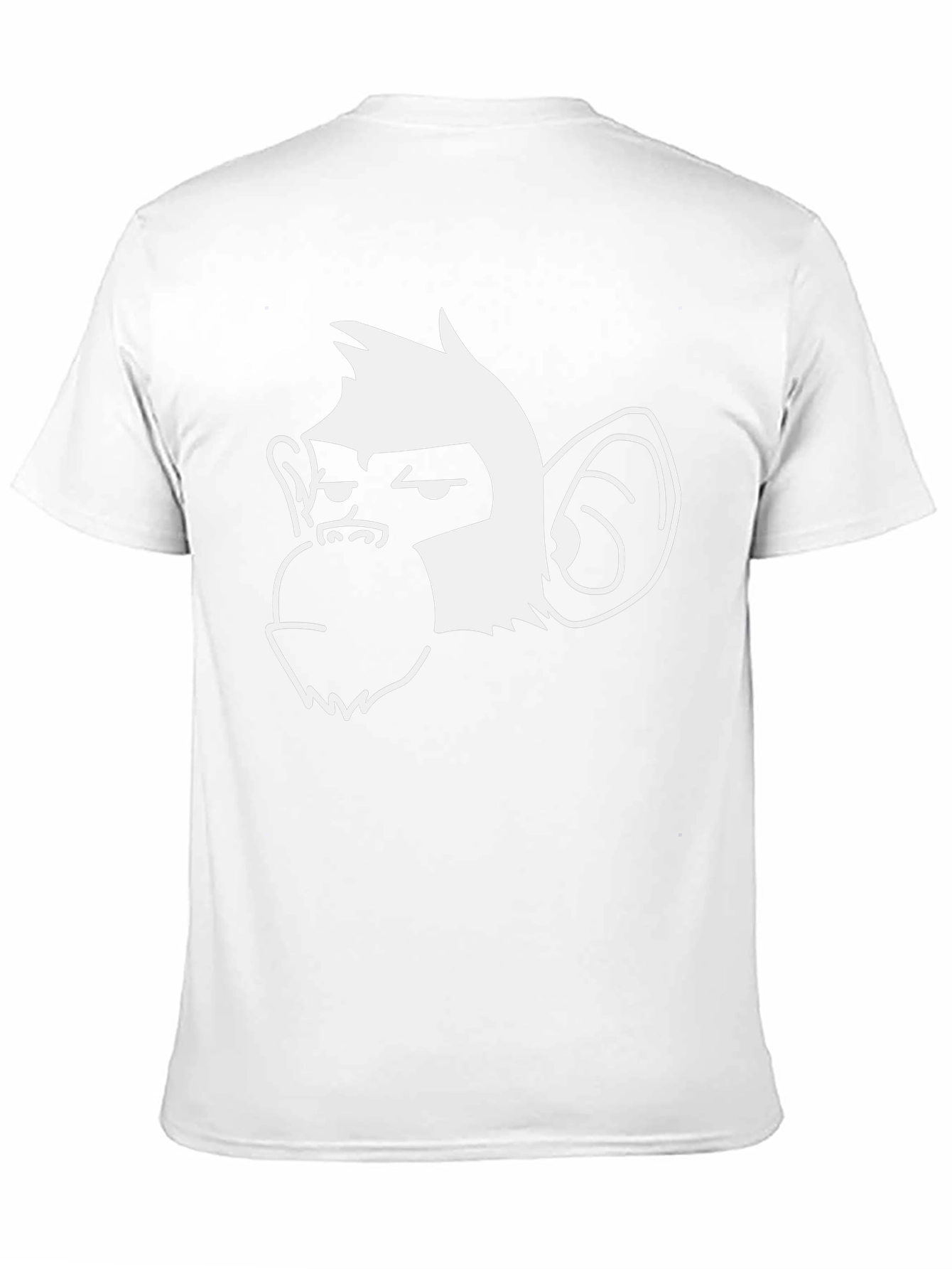 Black Cool Monkey Graphic Black T-Shirt view 11