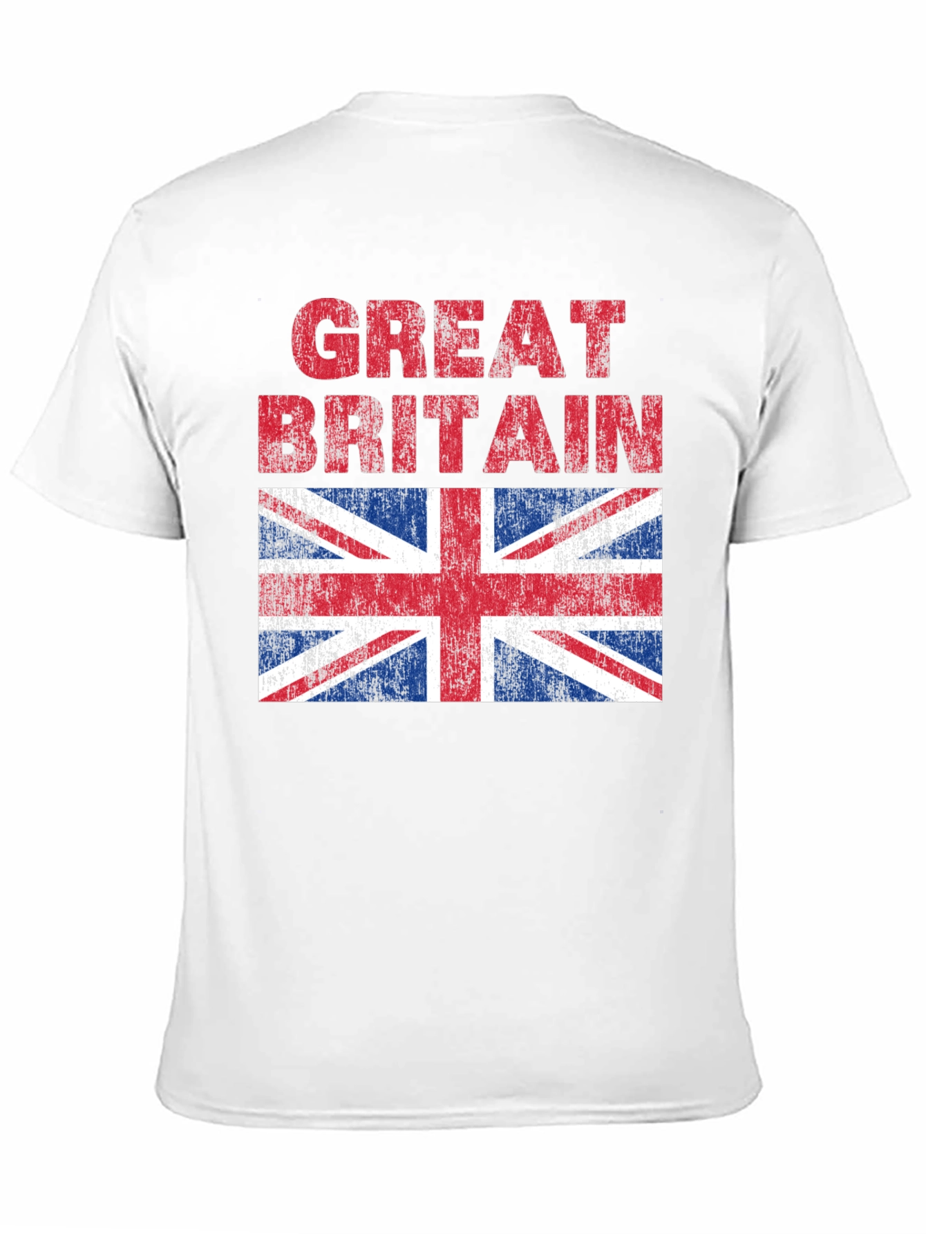 Black Great Britain Flag Graphic T-Shirt view 11