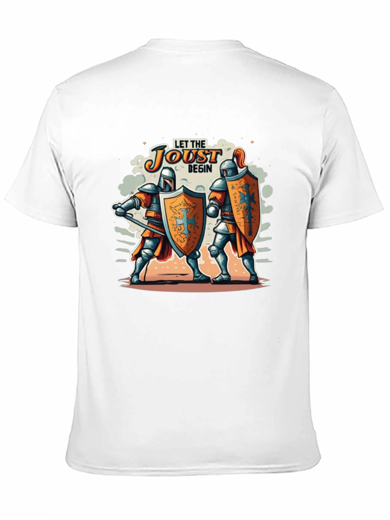 Let the Joust Begin Black T-Shirt Medieval Knights - 11