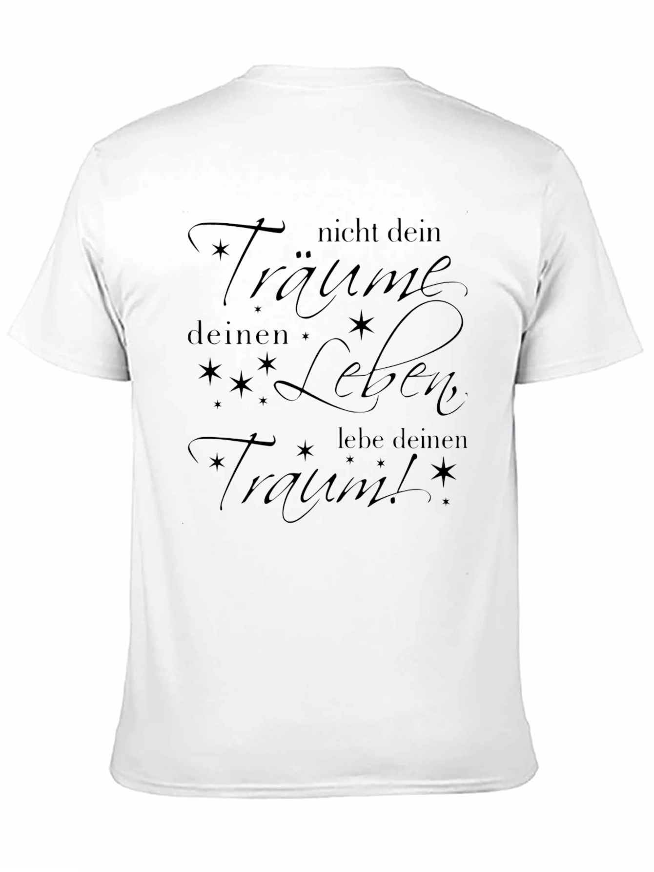Black Inspirational German Quote T-Shirt view 11