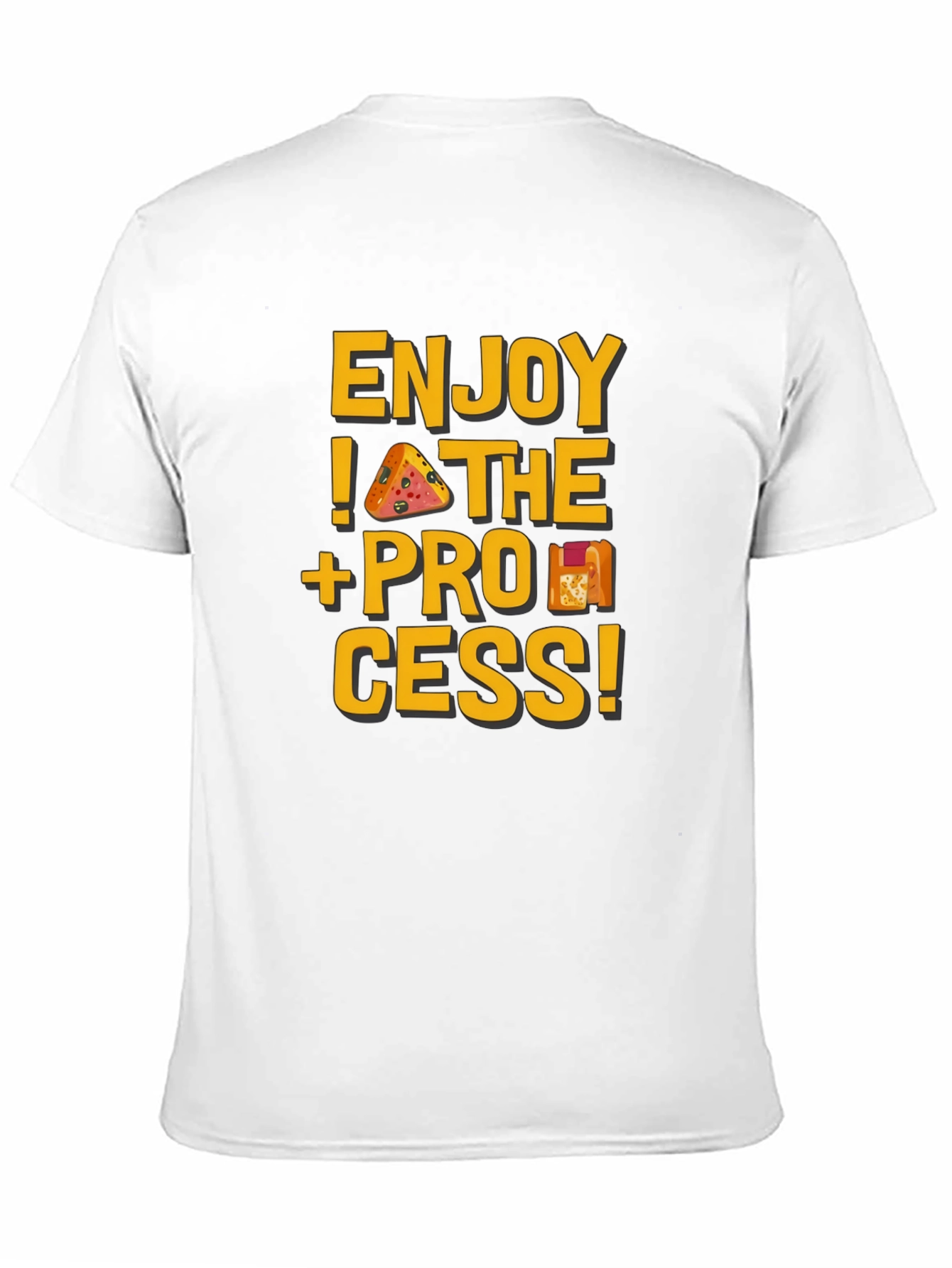 Black Enjoy the Process Graphic Tee view 11