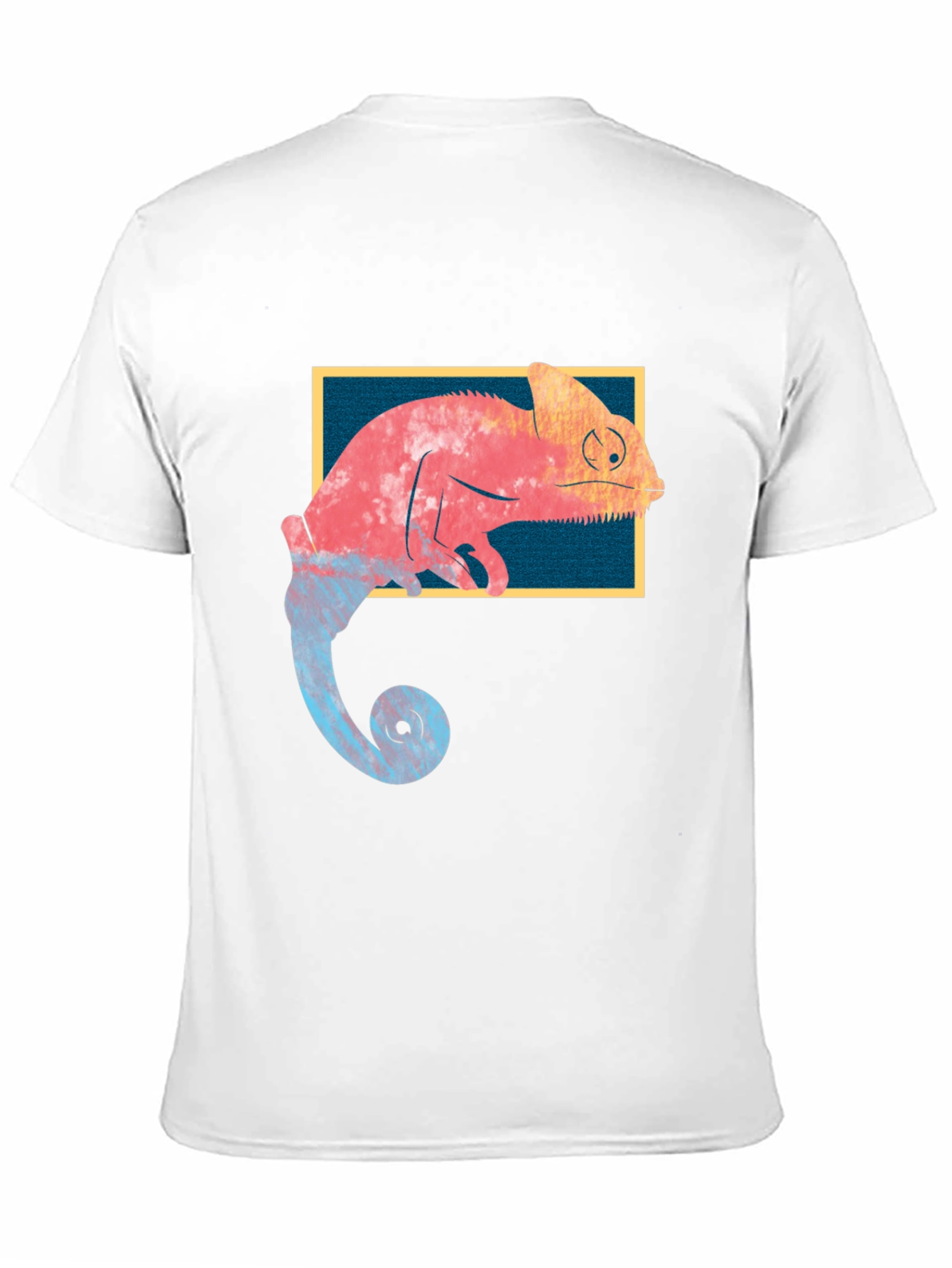 Black Chameleon Graphic T-Shirt - Unique Design view 11