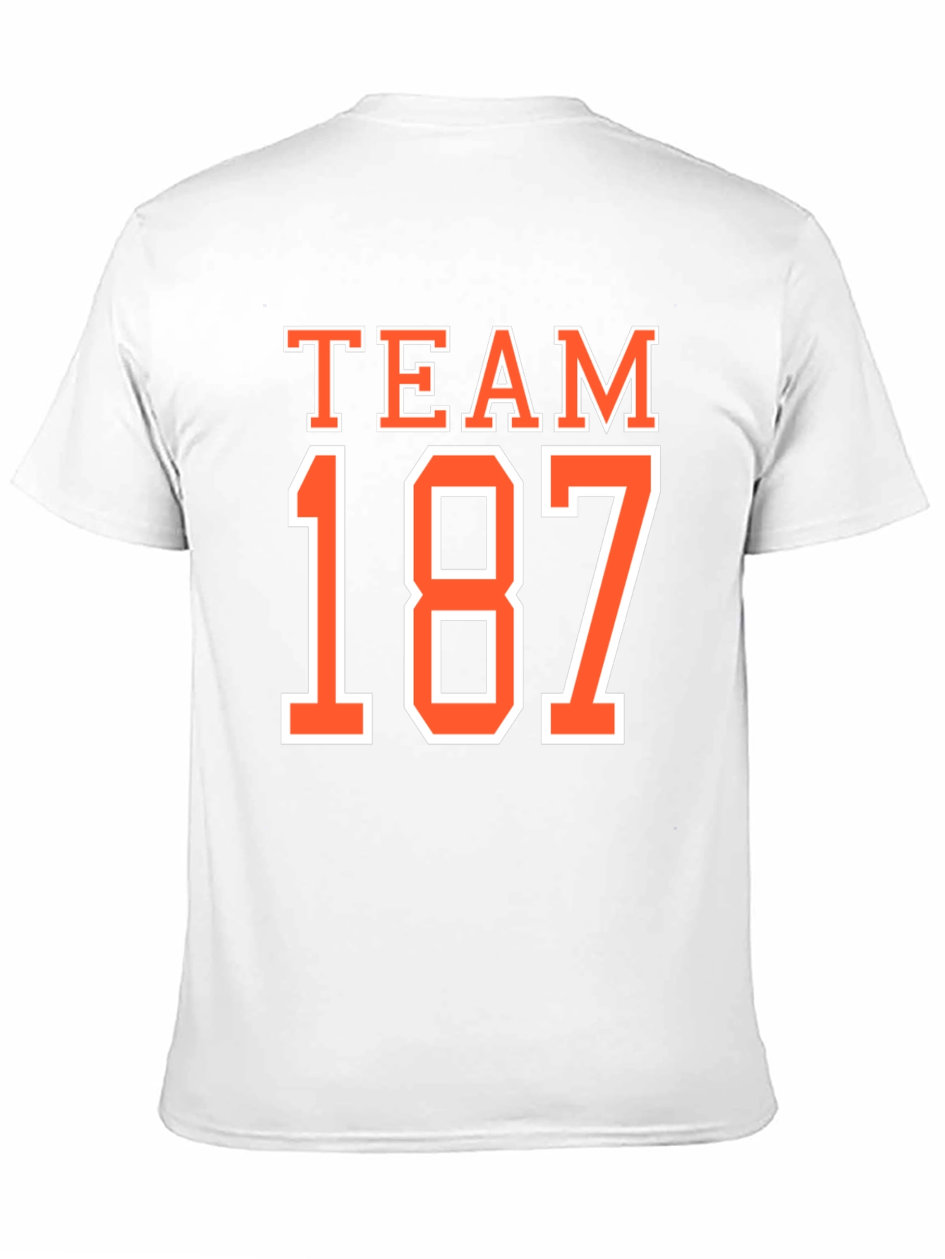 Black Team 187 Graphic Tee - Black Cotton T-Shirt view 11