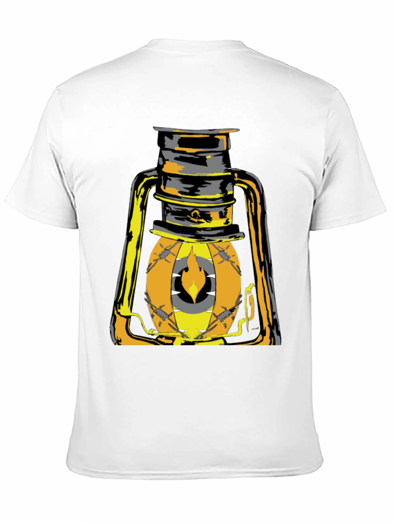 Black Lantern Graphic T-Shirt - Unique Design view 11