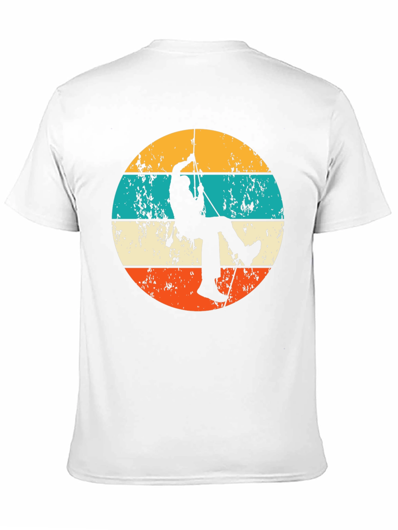 Black Retro Rock Climbing T-Shirt - Adventure Apparel view 11
