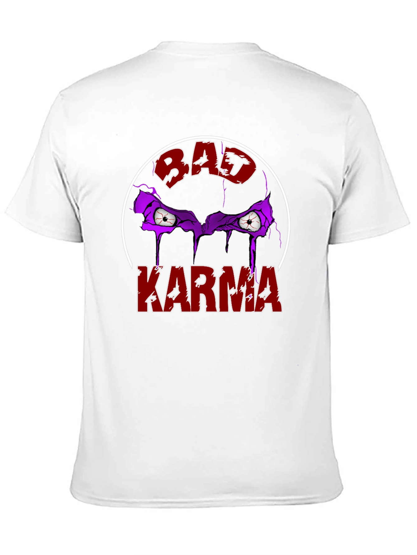 Black Bad Karma Graphic T-Shirt view 11