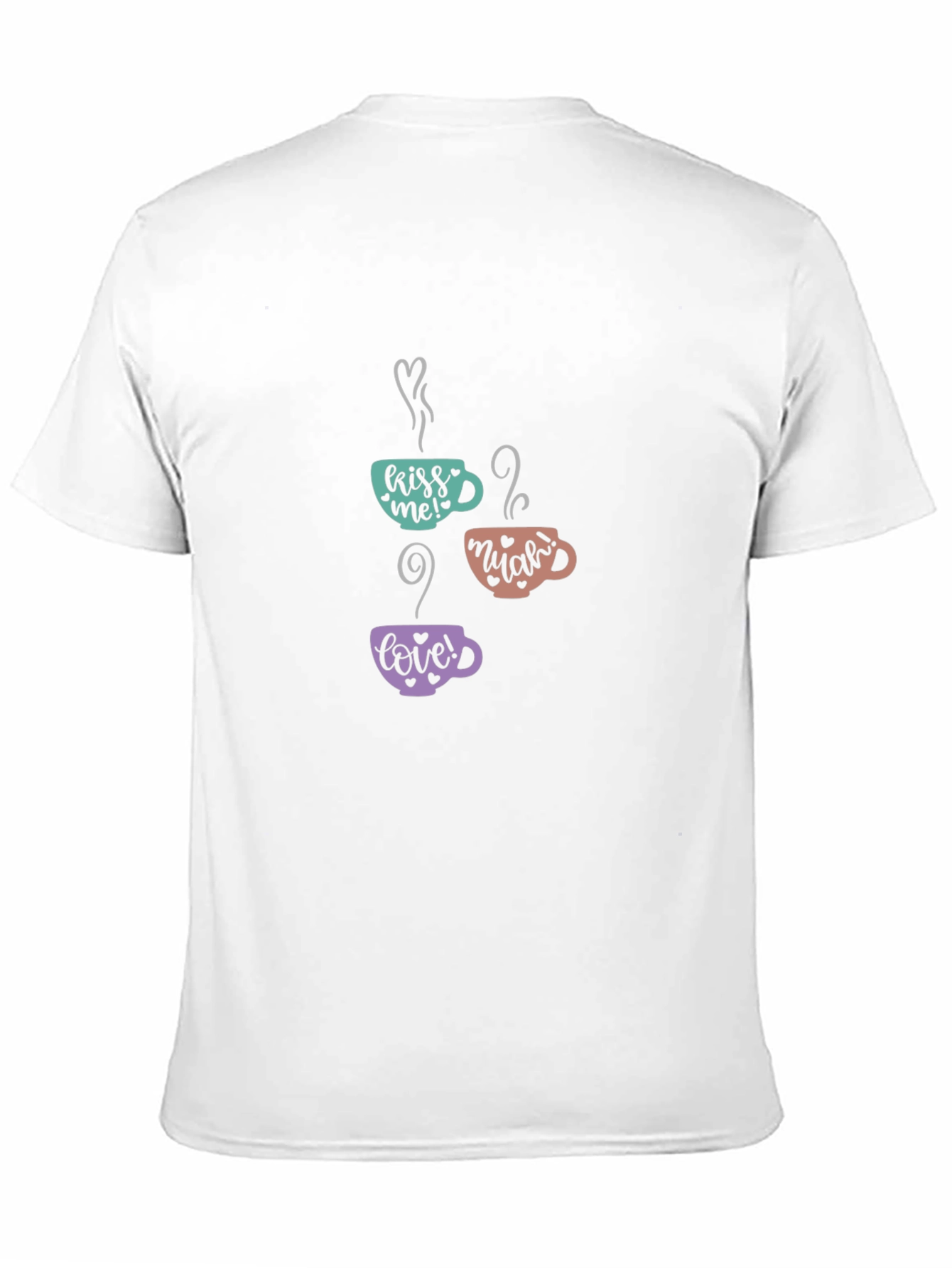 Black Coffee Cup Love T-Shirt - Unisex Black Tee view 11