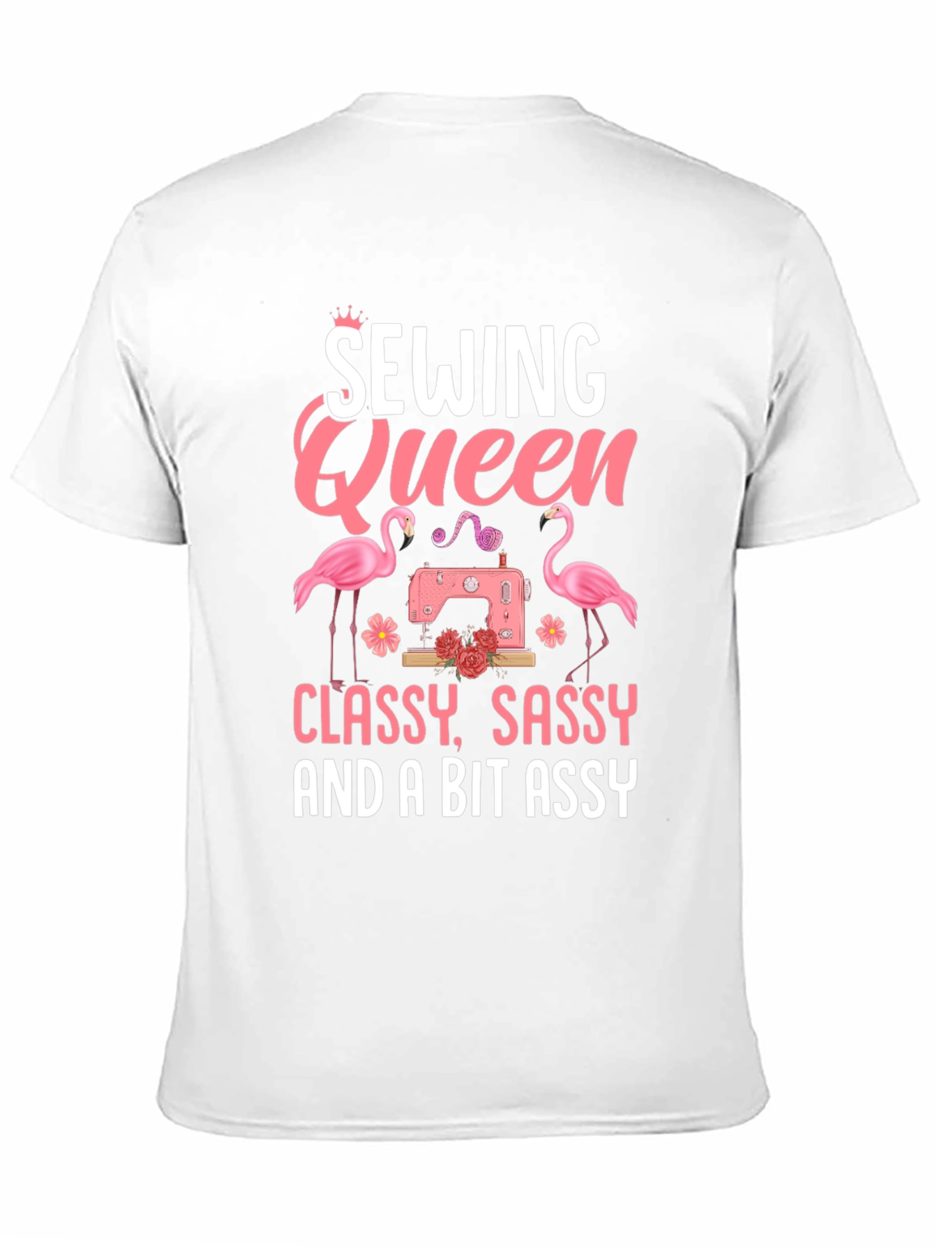 Black Sewing Queen Graphic Tee - Classy, Sassy, & a Bit Assy view 11