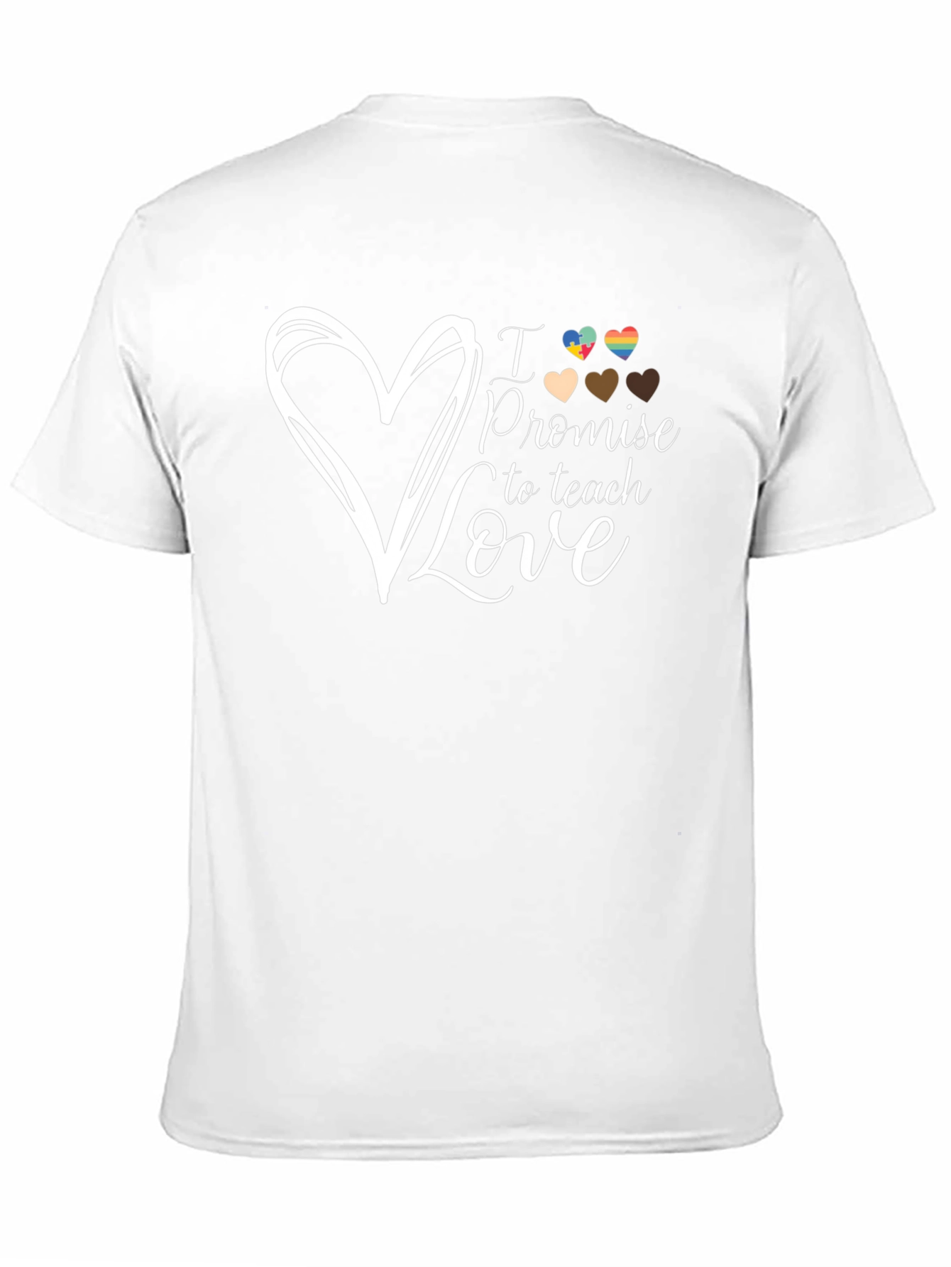 Black Love Teaching T-Shirt view 11