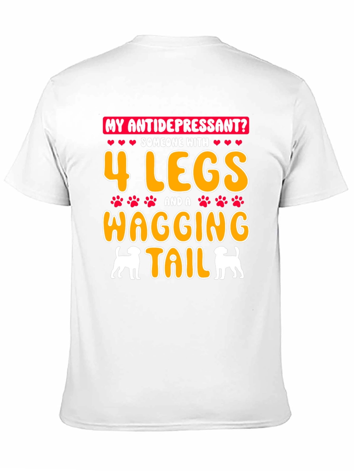 Black My Antidepressant Dog Lover T-Shirt view 11