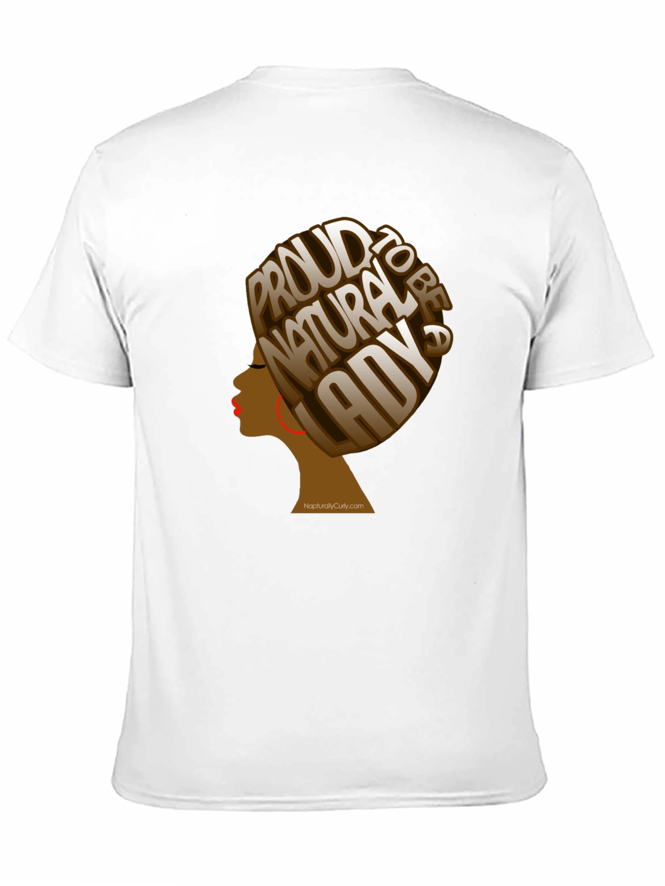 Black Proud Natural Lady T-Shirt - Black view 11