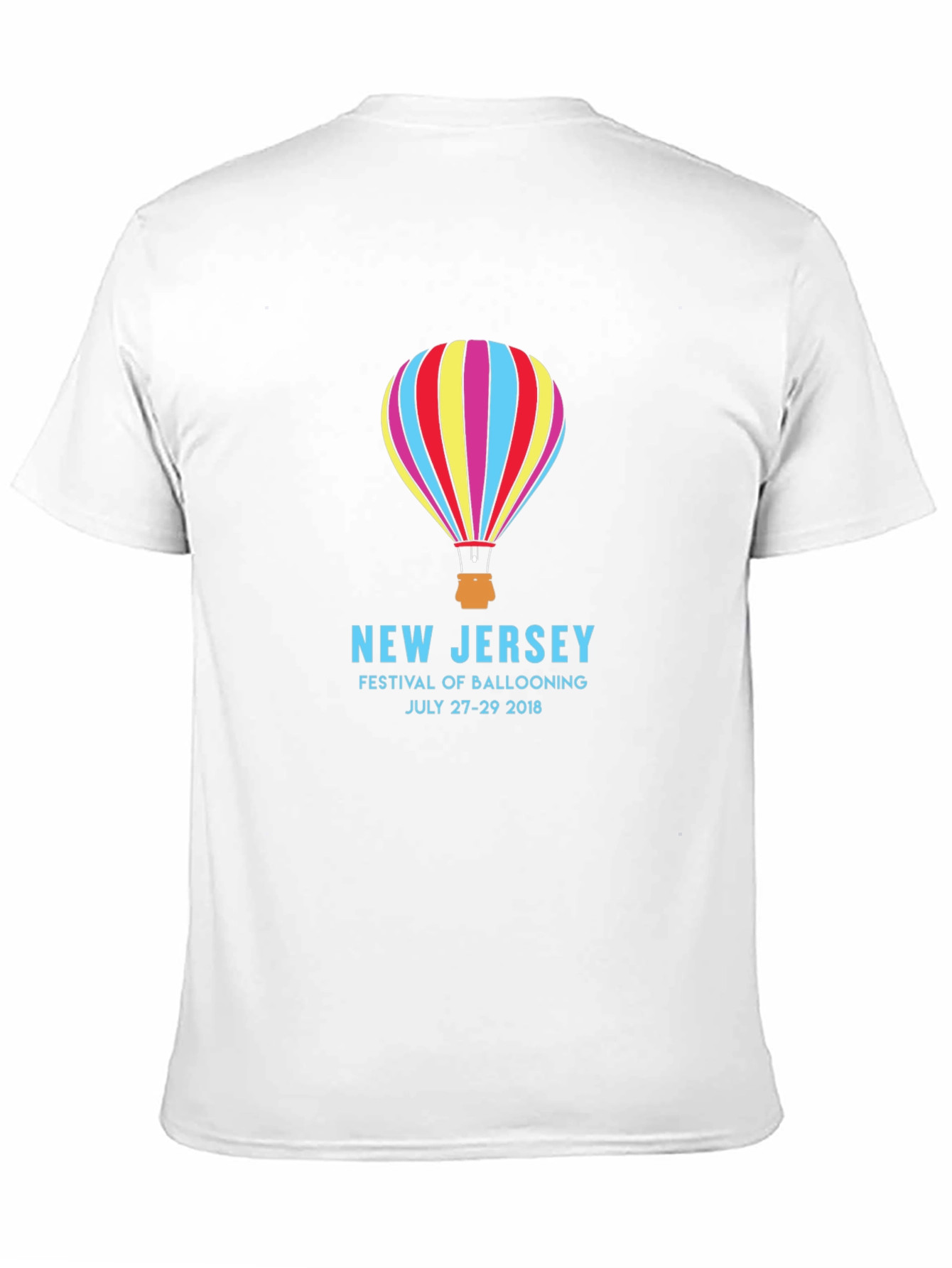 Black New Jersey Balloon Festival Black T-Shirt view 11