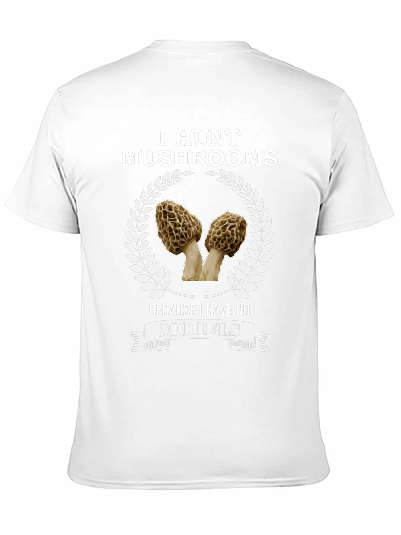 Black I Hunt Mushrooms T-Shirt - Morel Lover Tee view 11