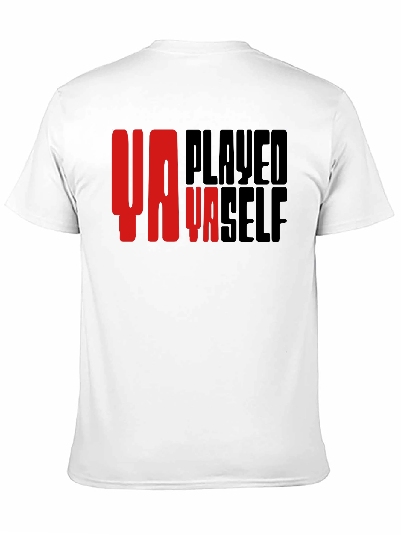 Black Ya Played Ya Self Graphic T-Shirt - Black view 11